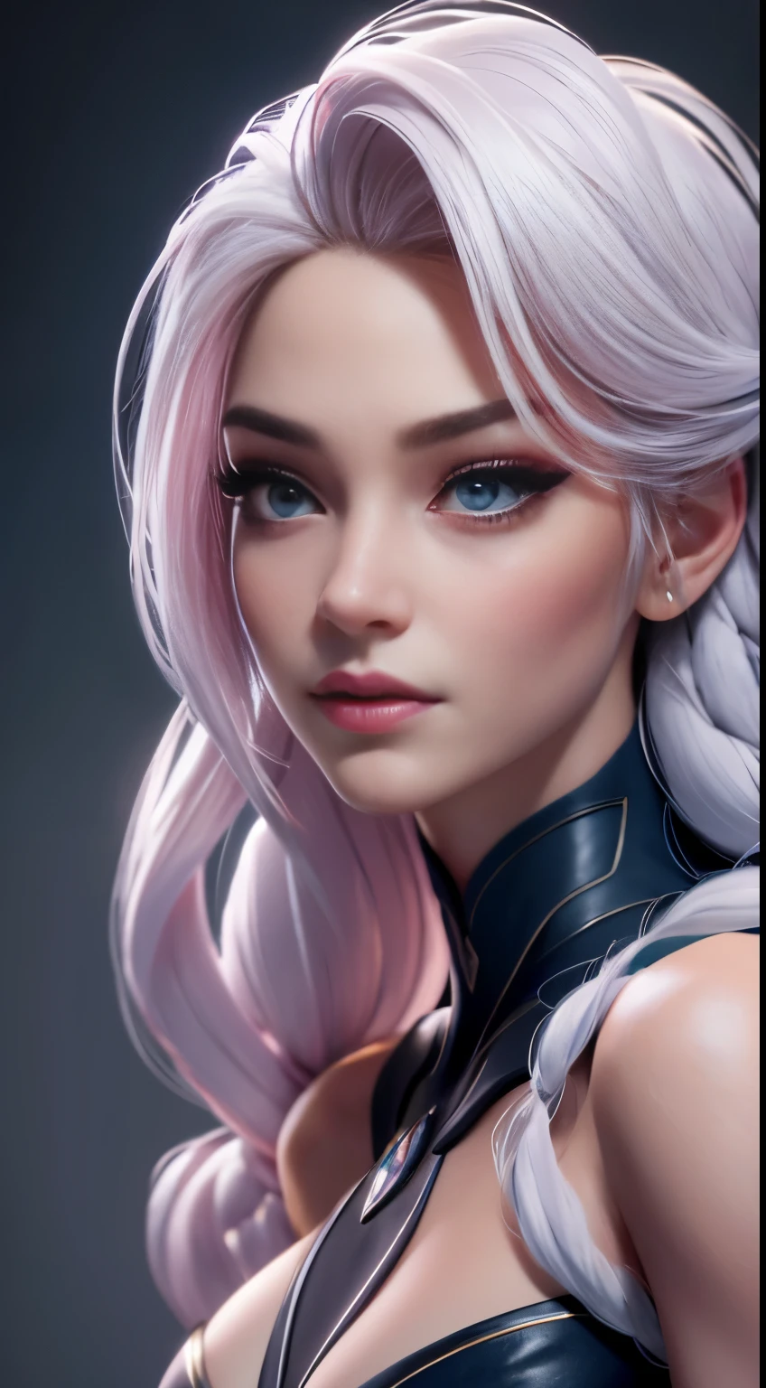 Elsa frozen Rose Quartz fusión. Highly detailed CG unity 8k wallpaper, style shot, complex, high detail, dramatic, highest quality movie still image, very detailed, masterpiece, best quality, character design, Elsa, Elsa from Frozen, (( Dark style)), realistic ultra-detailed rendering style, natural light, sharp character design, (hard focus, 8k), (((natural skin texture))), 8k textures, soft cinematic lighting, adobe lightroom, dark room, hdr, Sophisticated, Elegant, Rich Detail, Sharp Focuilm Look) )), Soothing Tones, Detail Frenzy, Intricate Detail, Super Detail, Low Contrast, Soft Film Lighting, Dull Colors, Exposure Blending, HDR, Fade, 35mm, f/1.4, ISO64, f16, 25 sec.