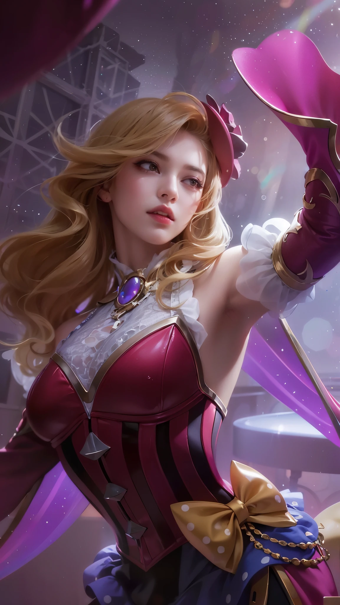 (8k, RAW photo, photorealistic:1.25) ,( lipgloss, eyelashes, gloss-face, glossy skin, best quality, ultra highres, depth of field, chromatic aberration, caustics, Broad lighting, natural shading,) looking at viewer with a serene and goddess-like happiness,