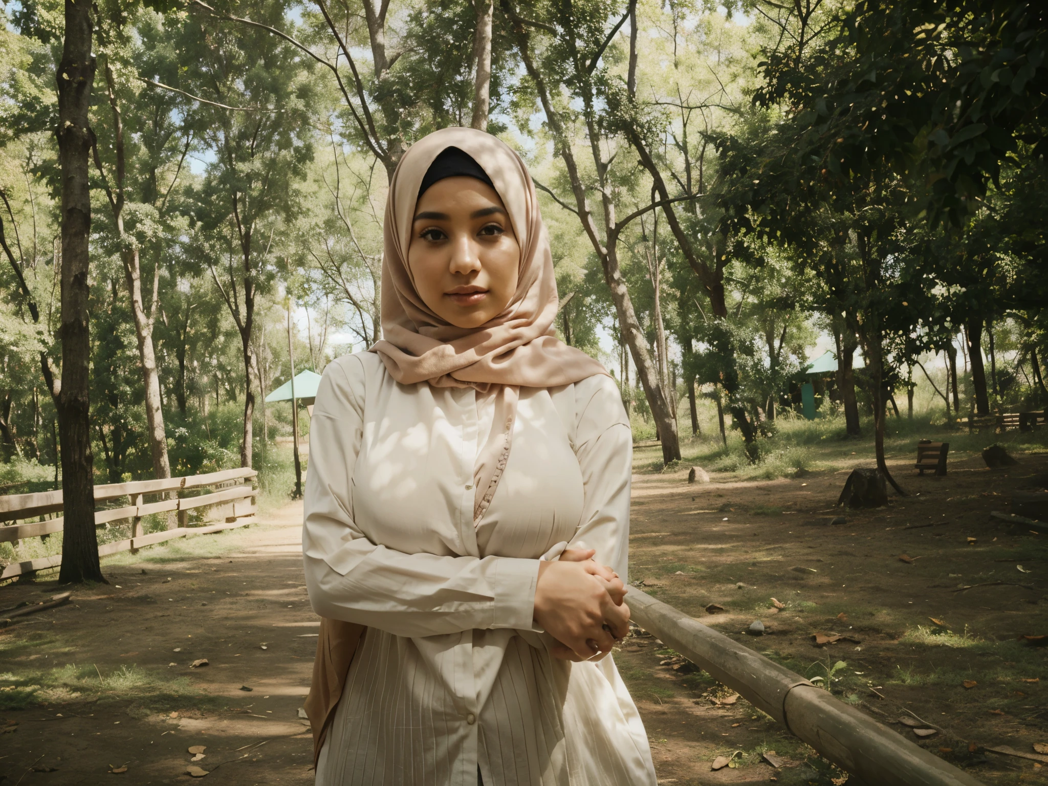Hijab big breasts