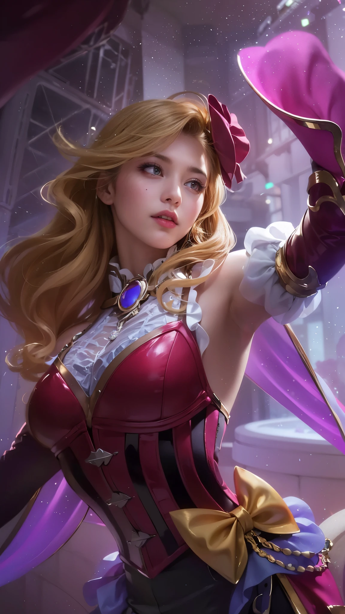 (8k, RAW photo, photorealistic:1.25) ,( lipgloss, eyelashes, gloss-face, glossy skin, best quality, ultra highres, depth of field, chromatic aberration, caustics, Broad lighting, natural shading,) looking at viewer with a serene and goddess-like happiness,