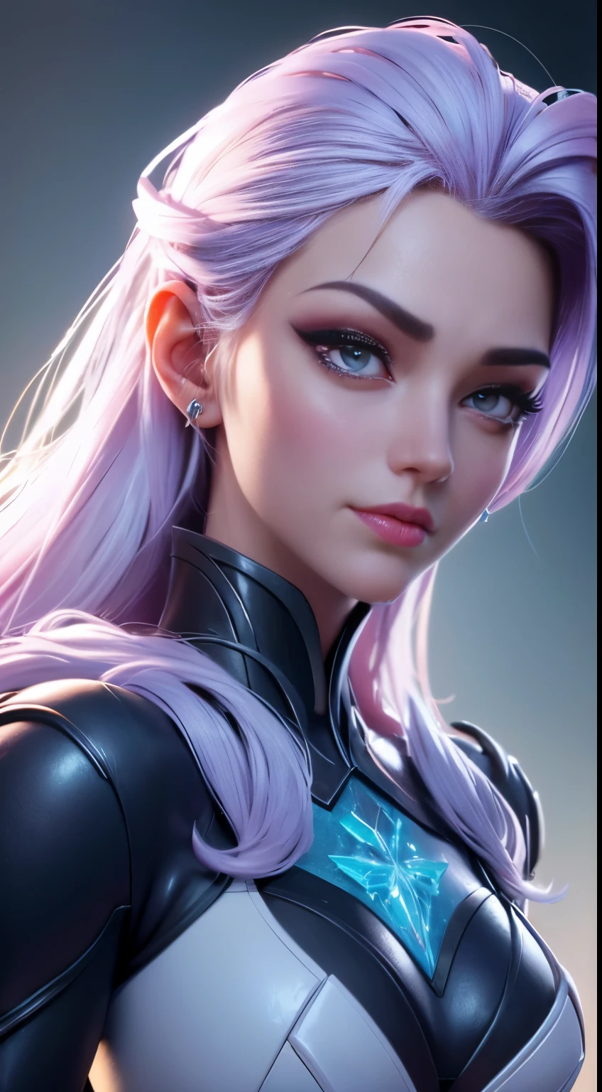 Elsa frozen Elita One Transformers Prime fusión. Highly detailed CG unity 8k wallpaper, style shot, complex, high detail, dramatic, highest quality movie still image, very detailed, masterpiece, best quality, character design, Elsa, Elsa from Frozen, (( Dark style)), realistic ultra-detailed rendering style, natural light, sharp character design, (hard focus, 8k), (((natural skin texture))), 8k textures, soft cinematic lighting, adobe lightroom, dark room, hdr, Sophisticated, Elegant, Rich Detail, Sharp Focuilm Look) )), Soothing Tones, Detail Frenzy, Intricate Detail, Super Detail, Low Contrast, Soft Film Lighting, Dull Colors, Exposure Blending, HDR, Fade, 35mm, f/1.4, ISO64, f16, 25 sec.