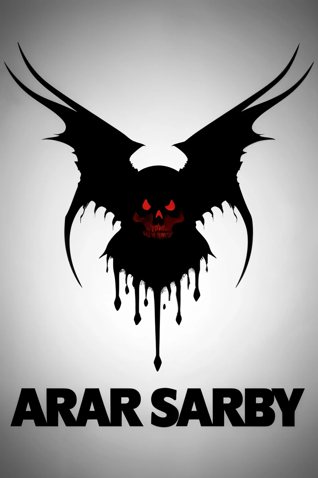a scary logo without text