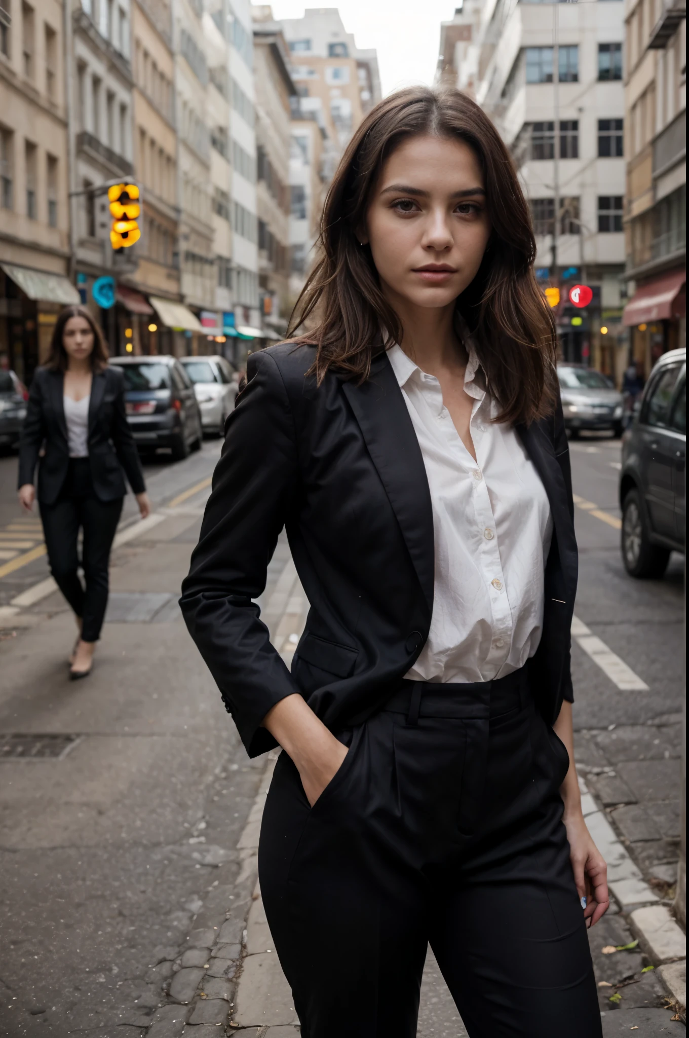 (sharp focus:1.2), fotografia, mulher jovem bonita, 30 anos, (cara bonita:1.1), Olhos detalhados, lush lips, (maquiagem de gato:0.85), (cabelos ondulados), (Longas, cabelos loiros), (pele clara feminina), Usando (a burgundy suit) Mulher nova sentada em uma cadeira lendo um livro, Revista Leitura, (attention to the perfection of the hands), Modern setting, minimalist, mulher inteligente, home office, Jovana Rikalo, young businesswoman, (Moody Lighting: 1.2), profundidade de campo, Bokeh , 8k, fotorrealista, super detalhado, middle size breast, charming eyes, long face, slim face