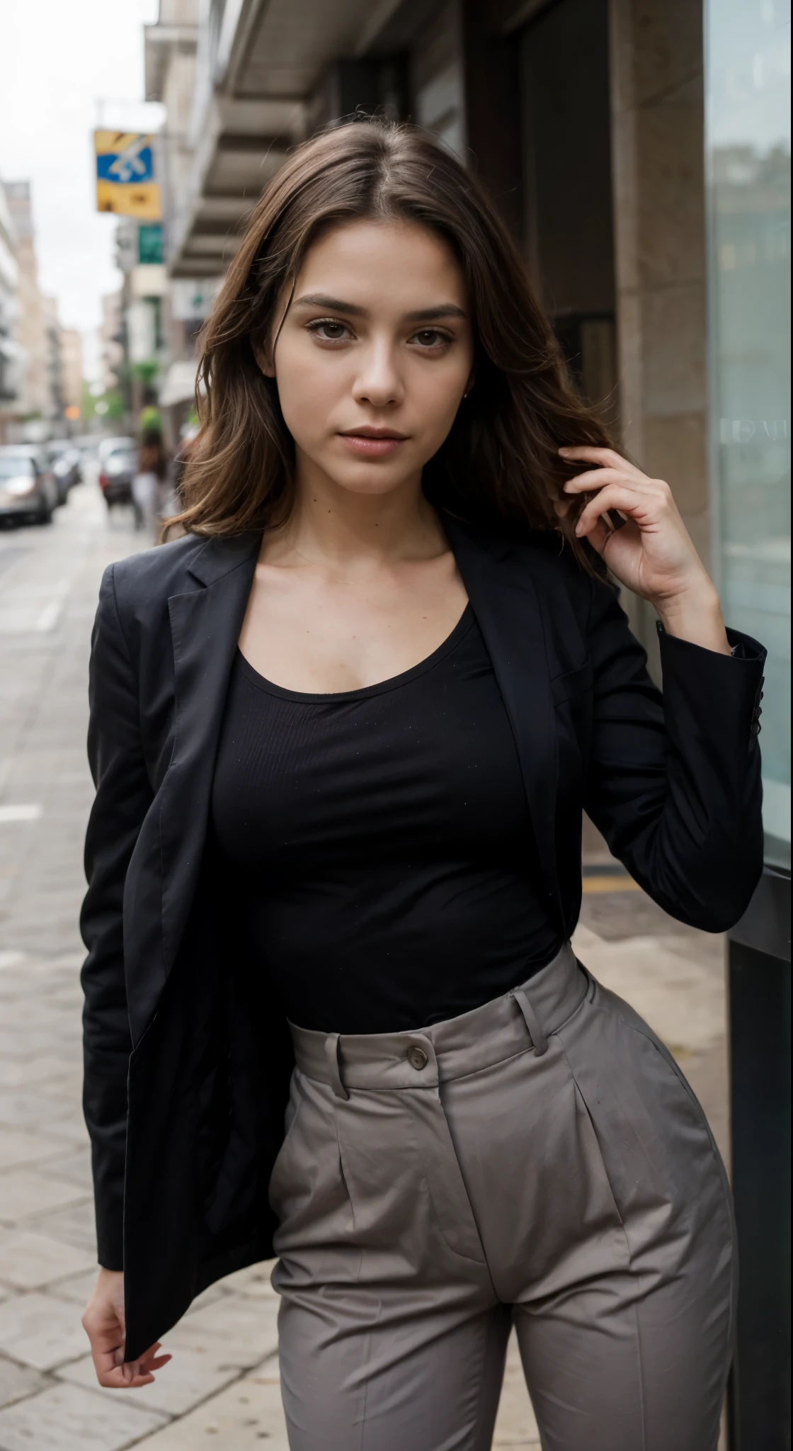 (sharp focus:1.2), fotografia, mulher jovem bonita, 30 anos, (cara bonita:1.1), Olhos detalhados, lush lips, (maquiagem de gato:0.85), (cabelos ondulados), (Longas, cabelos loiros), (pele clara feminina), Usando (a burgundy suit) Mulher nova sentada em uma cadeira lendo um livro, Revista Leitura, (attention to the perfection of the hands), Modern setting, minimalist, mulher inteligente, home office, Jovana Rikalo, young businesswoman, (Moody Lighting: 1.2), profundidade de campo, Bokeh , 8k, fotorrealista, super detalhado, middle size breast, charming eyes, long face, slim face, sporty body, backgorund blurred, sefie shot, cinematic lighting, motion blur, film grain, very detailed, 30 years, natural wave hair, dark brown eyes, wide angle, high-res, masterpiece, best quality, intricate details, highly detailed, sharp focus, detailed skin, realistic skin texture, texture, detailed eyes, professional, 4k, 85mm, shallow depth of field, kodak color vision, perfect fit body, extremely detailed, photo_\(ultra\), photorealistic, realistic, post-processing, maximum detail, roughness, real life, ultra realistic, photorealism, photography, 8k uhd, photography (grain of film) medium shot for closeup shot, longer slimer face, perfect face, hands are hidden from the image,