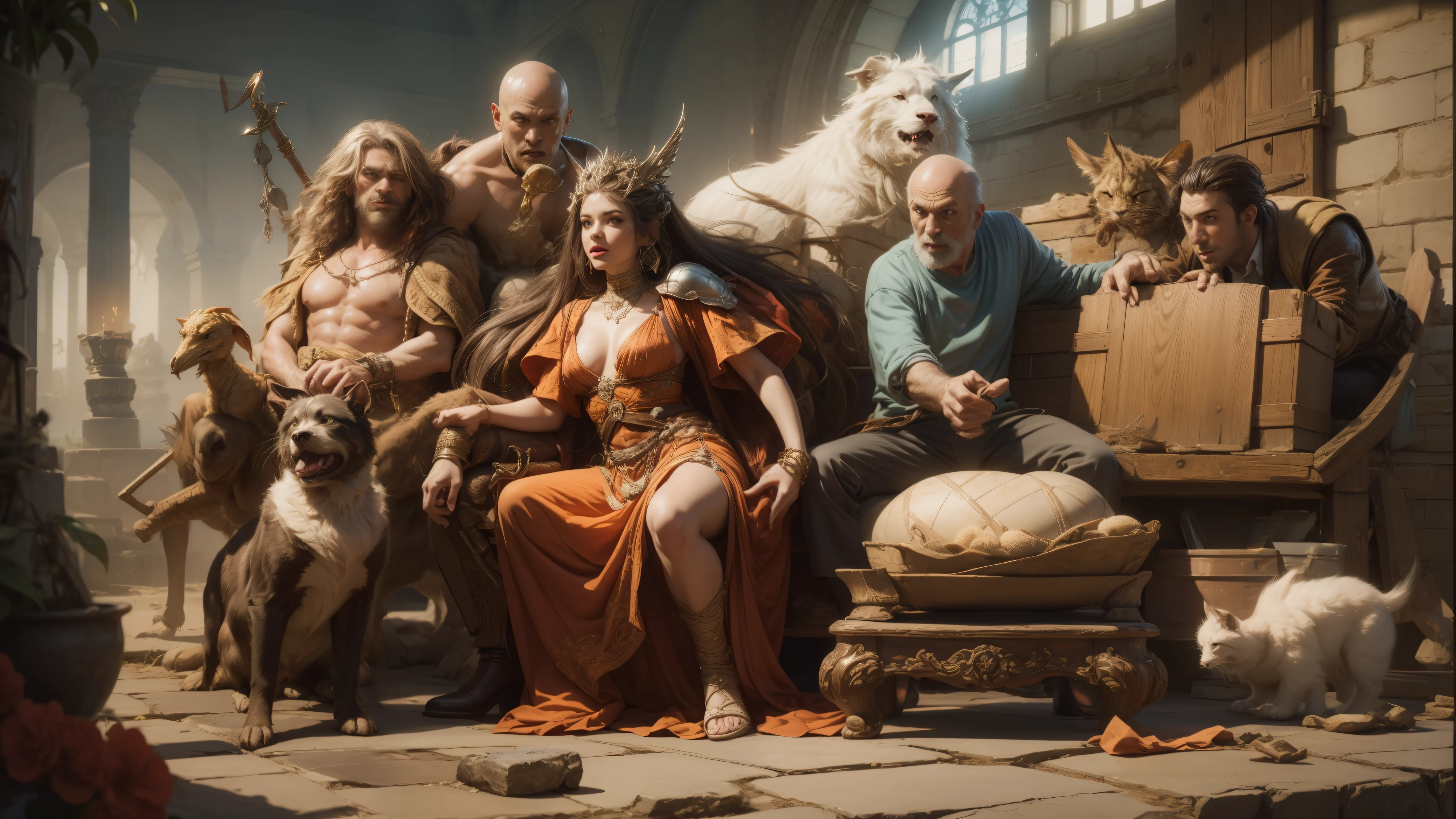 Dungeons and Dragons Cartoon TV Series, stunning image, 8k