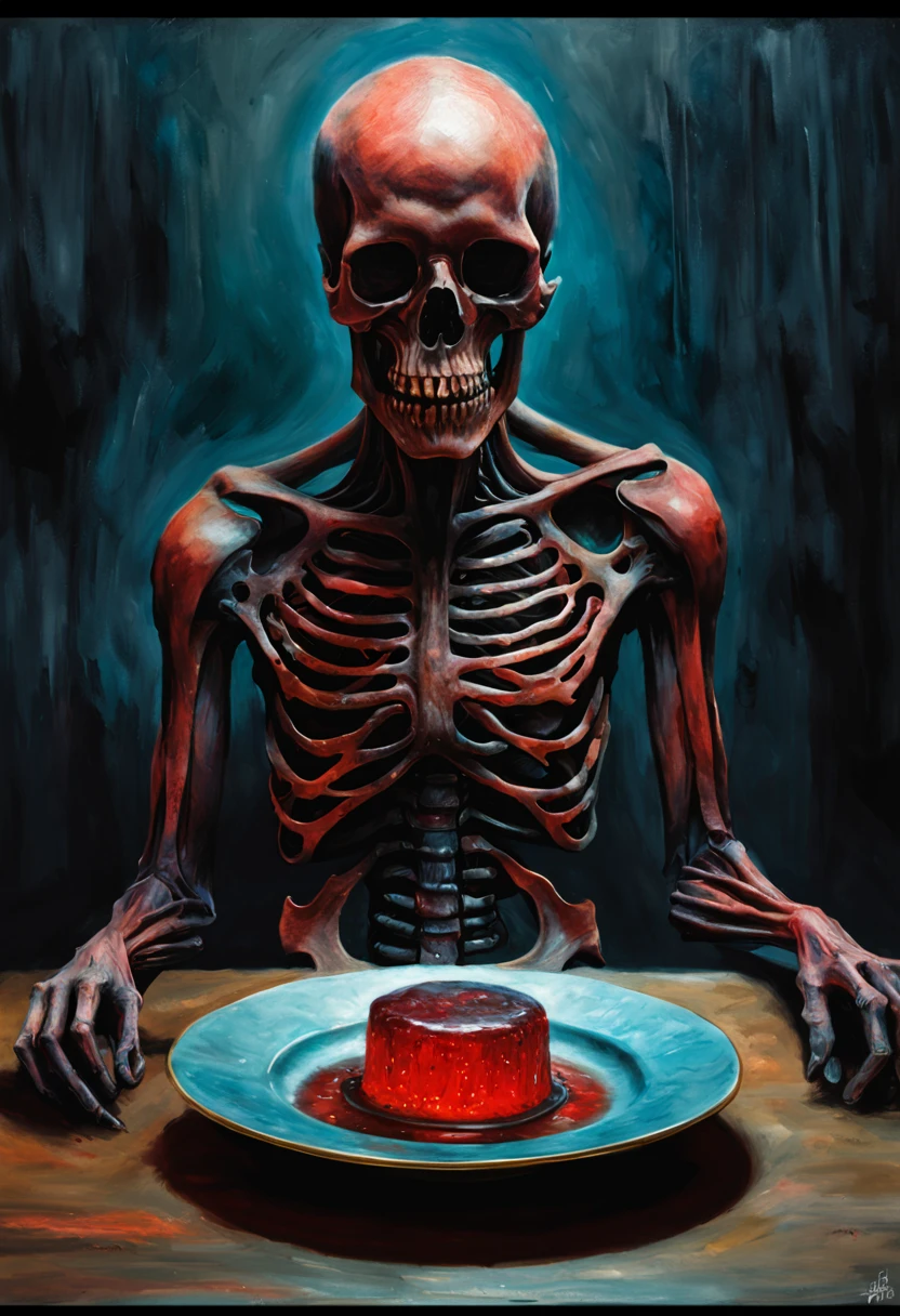 SemlaStyle skeleton <lora:SemlaStyle:0.7>