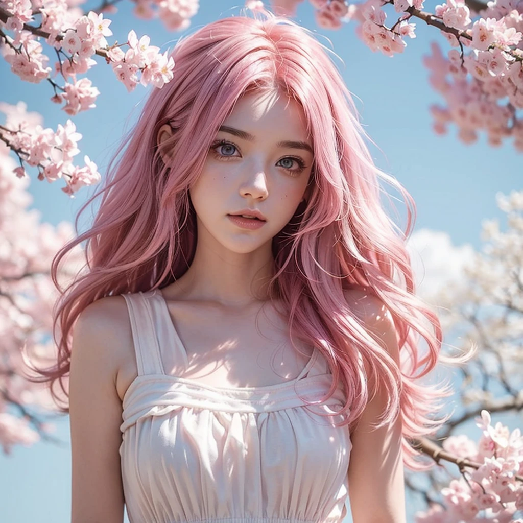 (pink hair,pink hair,pink hair,pink hair,pink hair,pink hair,pink hair:1.1),(pink eyes,pink eyes,pink eyes,pink eyes,pink eyes,pink eyes,pink eyes:1.1),(pink and white,pink and white,pink and white,pink and white,pink and white,pink and white,pink and white:1.1),(sakura leafs,sakura leafs,sakura leafs,sakura leafs,sakura leafs,sakura leafs),
(vivid colors,vivid colors,vivid colors,vivid colors,vivid colors,vivid colors,vivid colors:1.1),(white dress,white dress),
(paint splash,paint splash,paint splash,paint splash,paint splash,paint splash),
(simple background,simple background,simple background,simple background),
(ray tracing:1.1),
(wavy hair,wavy hair,wavy hair,wavy hair,wavy hair,wavy hair)