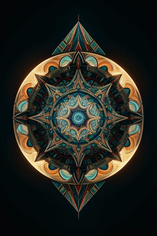 An artwork created with digital techniques, showcasing vibrant colors and intricate details. The main subject of the artwork is a combination of abstract geometric shapes and organic forms, seamlessly blending together. The artwork has a futuristic and surreal atmosphere, with elements of sci-fi and digital manipulation. The use of lighting and shadow adds depth and dimension to the artwork, creating a visually stunning effect. The medium used for this artwork is digital illustration, with a high level of realism and precision. The colors are bold and vivid, with a wide range of hues and tones. The overall composition is balanced and visually appealing, drawing the viewer's attention to the intricate details and patterns within the artwork. The final result is a mesmerizing and captivating piece of art, showcasing the endless possibilities of digital creativity.