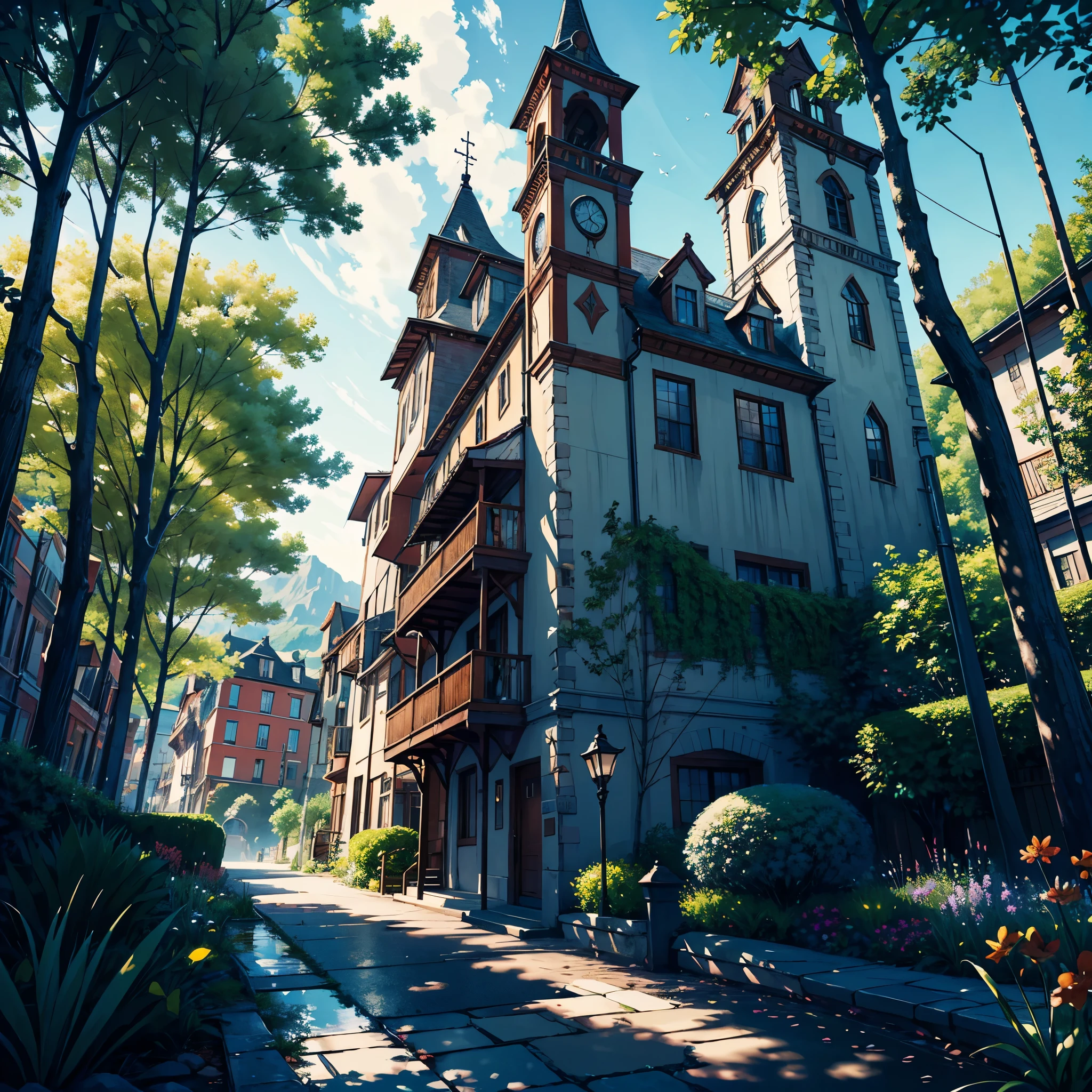 (hyper best quality, ultra_highres, epic masterpiece:1.2),ultra-detailed,(realistic,photorealistic,photo-realistic:1.37),otherworldly city,a city on a tree,a giant world tree with long and big vines,large-sized colorful houses suspended in mid-air by the vines,houses hanging on the branches of the tree,far shot,magical atmosphere,dreamlike scenery,mesmerizing colors,dazzling lights,vibrant and vivid cityscape,ethereal glow,whimsical architecture,impressive scale of the city,detailed foliage on the tree,elaborate textures on the houses,depth and dimension in the composition,immersive and grand view,enchanted setting,lush greenery,beautifully entwining vines,majestic and awe-inspiring tree,mythical and fantastical world,revel in the beauty of nature and civilization,unforgettable and breathtaking scenery,explore the secrets hidden within the city on the tree. perfect lighting, perfect shading, , moon light, stars, dynamic natural background, RPG art, magical atmosphere magic-fantasy-forest, ultra best realistic, absurdres, [ultra detailed], ultra best quality, (extremely detailed), ultra wide shot, photorealism, depth of field, hyper realistic painting, 3D rendering, varies multi etc. --v 6 --s 1000 --c 20 --q 20 --chaos 100