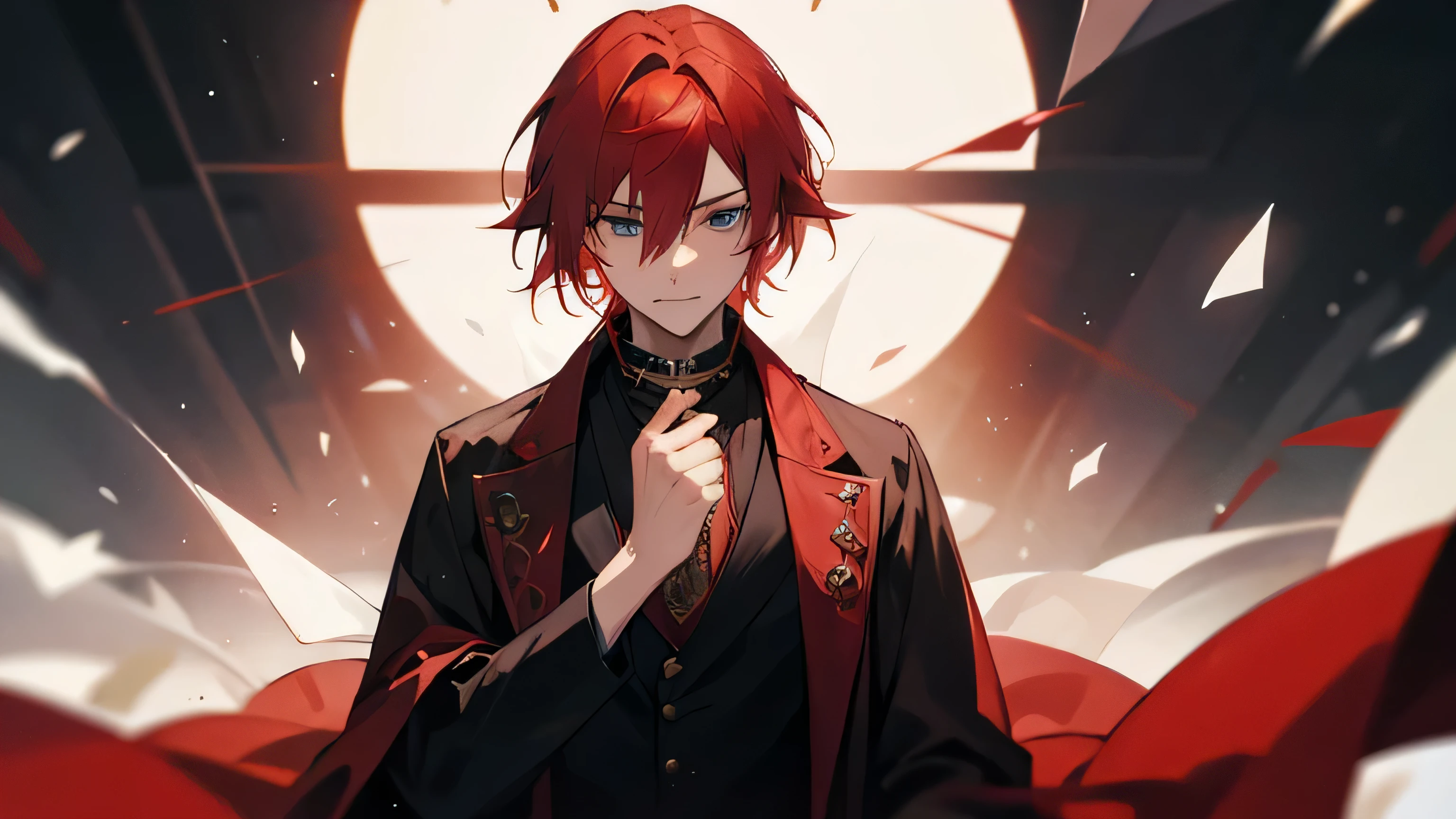 red-haired guy receives the title of king of magicians