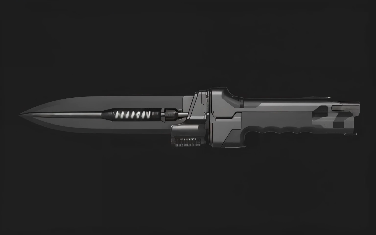 um close up de uma faca com um fundo preto, science fiction sword, Sci-fi gun, arma futurista shotgun, arma futurista, Projeto de arma, weapon arte conceitual, arte conceitual | Dison, Fuzil Gauss, Hyper detailed ultra sharp, arma realista, weapons arte conceitual, design de arma realista, holding sci-fi rifle, arma futurista, Starship-Troopers-Rifle
