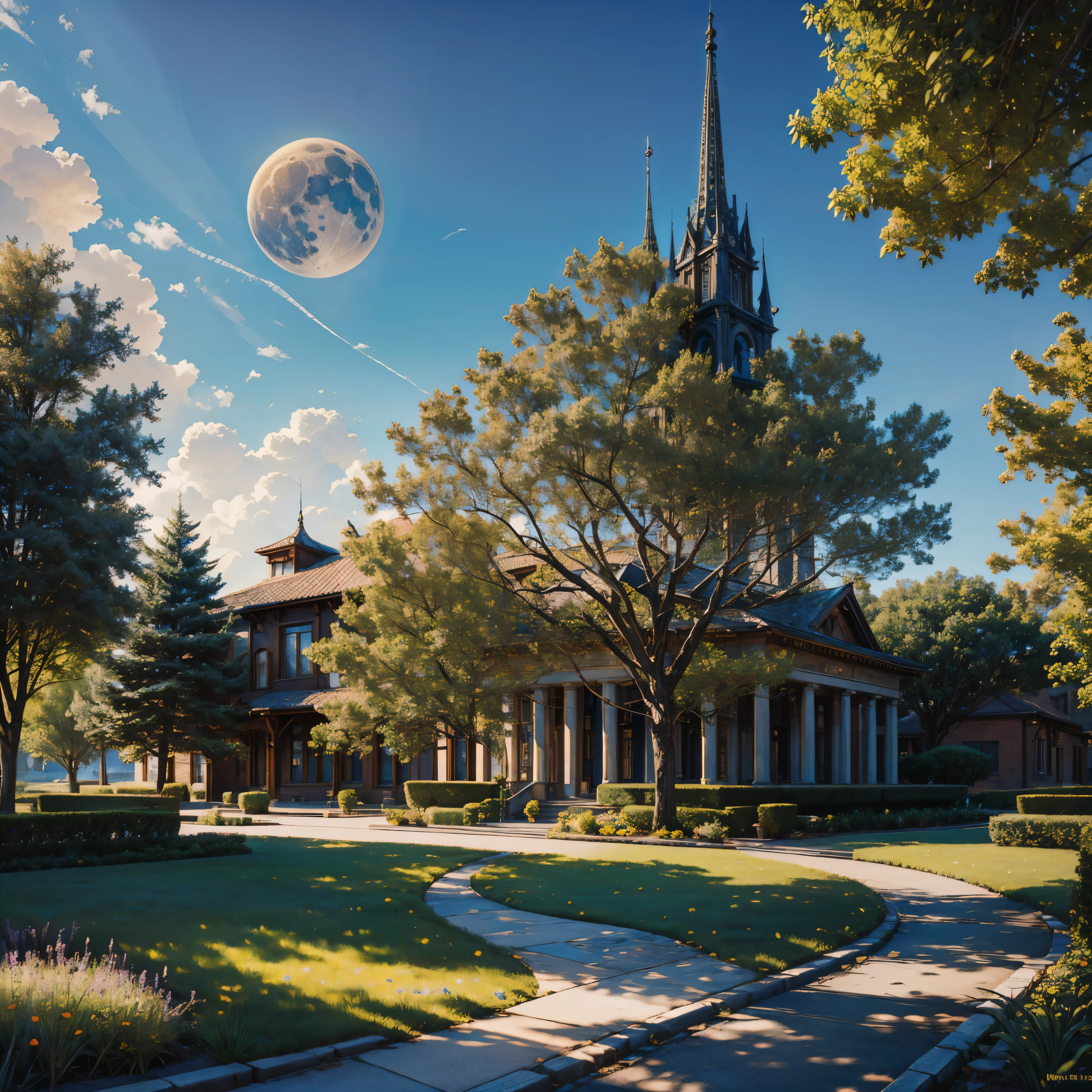 (hyper best quality, ultra_highres, epic masterpiece:1.2),ultra-detailed,(realistic,photorealistic,photo-realistic:1.37),otherworldly city,a city on a tree,a giant world tree with long and big vines,large-sized colorful houses suspended in mid-air by the vines,houses hanging on the branches of the tree,far shot,magical atmosphere,dreamlike scenery,mesmerizing colors,dazzling lights,vibrant and vivid cityscape,ethereal glow,whimsical architecture,impressive scale of the city,detailed foliage on the tree,elaborate textures on the houses,depth and dimension in the composition,immersive and grand view,enchanted setting,lush greenery,beautifully entwining vines,majestic and awe-inspiring tree,mythical and fantastical world,revel in the beauty of nature and civilization,unforgettable and breathtaking scenery,explore the secrets hidden within the city on the tree. perfect lighting, perfect shading, , moon light, stars, dynamic natural background, RPG art, magical atmosphere magic-fantasy-forest, ultra best realistic, absurdres, [ultra detailed], ultra best quality, (extremely detailed), ultra wide shot, photorealism, depth of field, hyper realistic painting, 3D rendering, varies multi etc. --v 6 --s 1000 --c 20 --q 20 --chaos 100