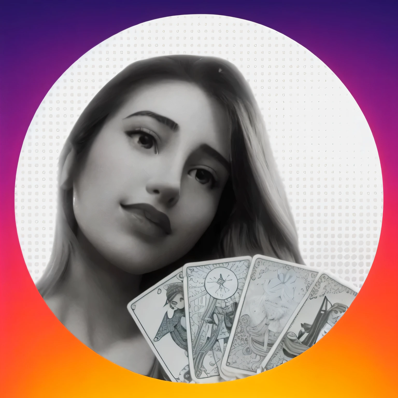 um close de uma mulher segurando um baralho de cartas, tarot cards!!, as a tarot cards card, tarot cards style, tarot cards card style, tarot cards cards, tarot cards cards characters, tarot cards, tarot cards card enviroment, tarot cards design, tarot cards card art, tarot cards art, altamente detalhado + tarot cards card, [ tarot cards card ]!!!!!, tarot cards cards floating, tarot cards card, tarot cards card the empress