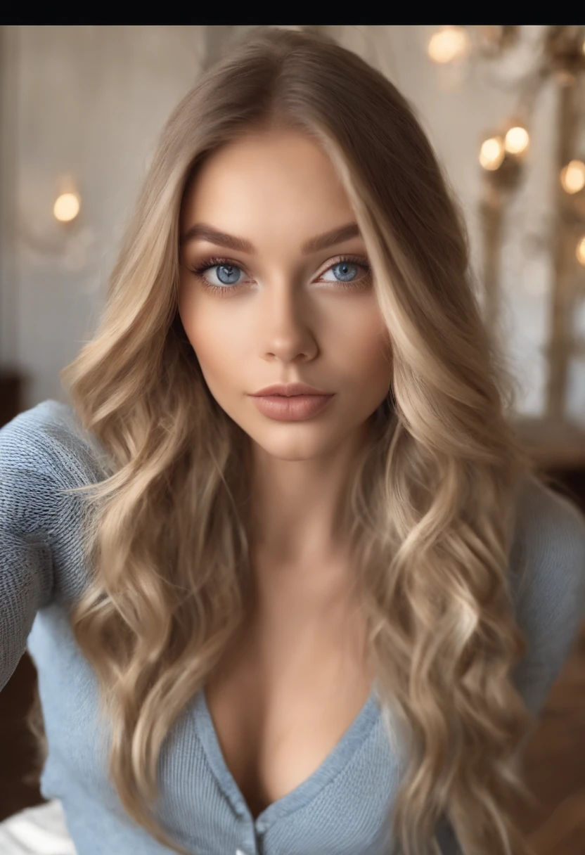 arafed frau voll , Sexy girl with blue eyes, Ultrarealistisch, Akribisch detailliert, Portrait of Sophie Mudd, blonde hair and big eyes, Selfie of a teenage girl, Schlafzimmer Augen,  Olivia Dunne, ohne Makeup, natural makeup, direkt in die Kamera schauen, Gesicht mit Artgram, dezentes Make-up, breathtaking full body shot,In Paris auf der Strasse, paris, small bust; 