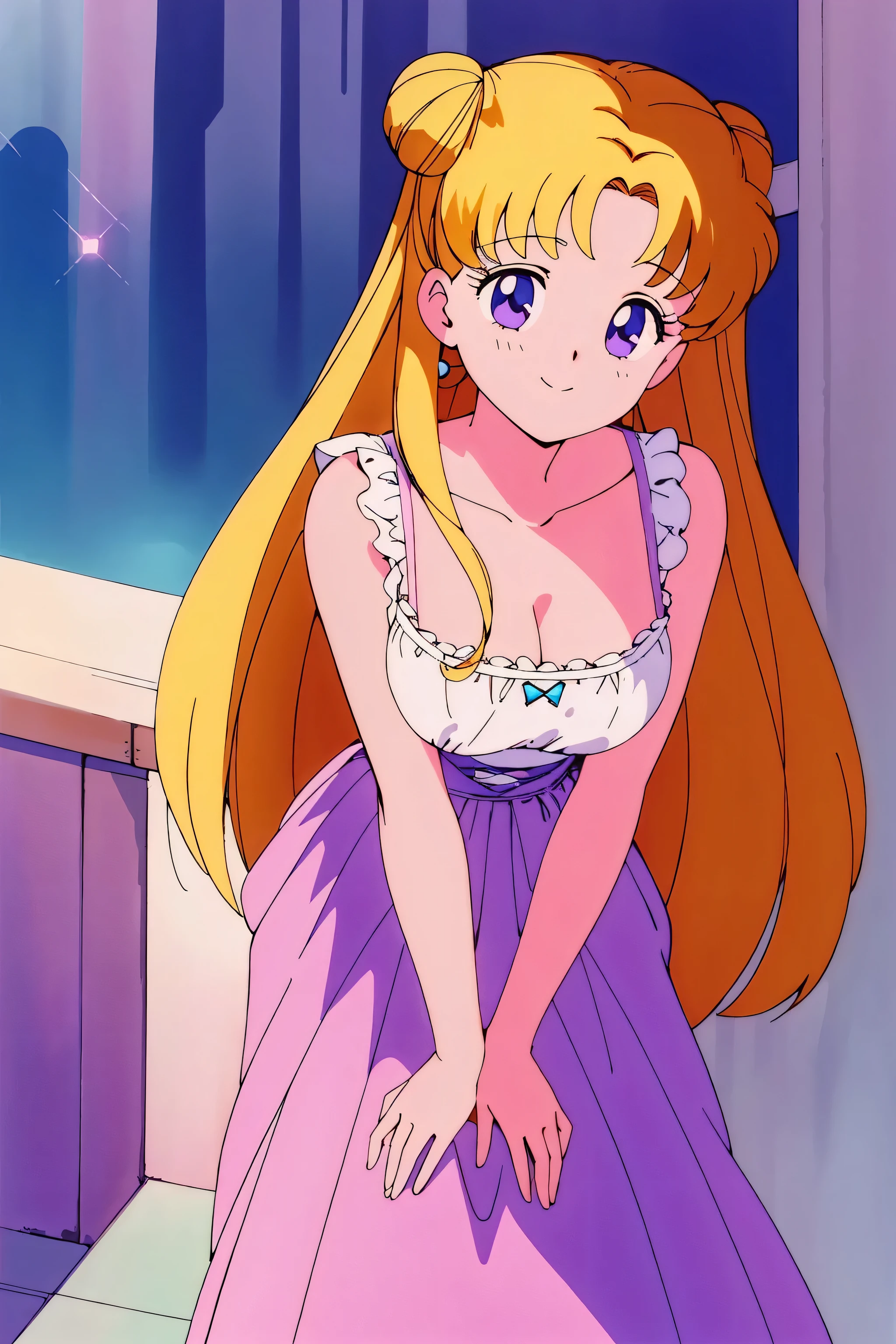highest quality, masterpiece,  1 girl, shine background, looking at the viewer, portrait, light smile, shine, pastel colour, puff sleeve princess dress, long skirt, cleavage, how, how shot, how on face, how on breast, facial,