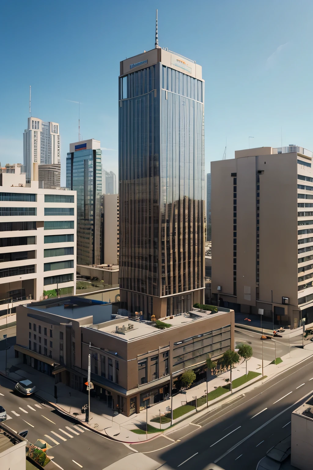 a close up of a 3d model of a building on a map, a digital representation of David Rubín, flickr, arte conceitual, intermediate vision, stacked buildings, Modelo digital, com torres, from street level, architectural concept diagram, Mapa de altura, full building, Perspective view, raising between the buildings, building, center model buildings, Rendering