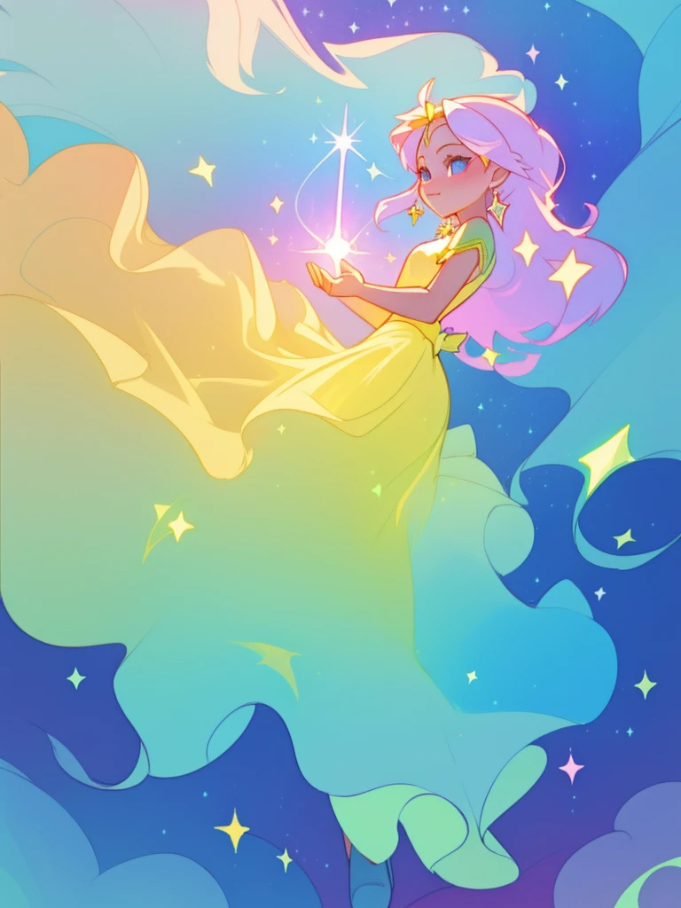 hermosa chica, Flowing liquid dress, vistoso flowing long hair, Colores pastel vibrantes, (vistoso), magical lights, sparkling magical liquid, inspired por Glen Keane, inspired por Lois van Baarle, Estilo de arte de Disney, por Lois van Baarle, aura brillante a su alrededor, por Glen Keane, Just Bartel, luces brillantes! Pintura Digital, cabello brillante y fluido, cabello brillante y suelto, beautiful digital illustration, fondo de fancy, caprichoso, magical, fancy, ((Hermoso rostro)), ((obra maestra, Mejor calidad)), detalles intrincados, muy detallado, Sharp focus, 8K resolution, Ojos brillantes y detallados, Liquid Watercolor