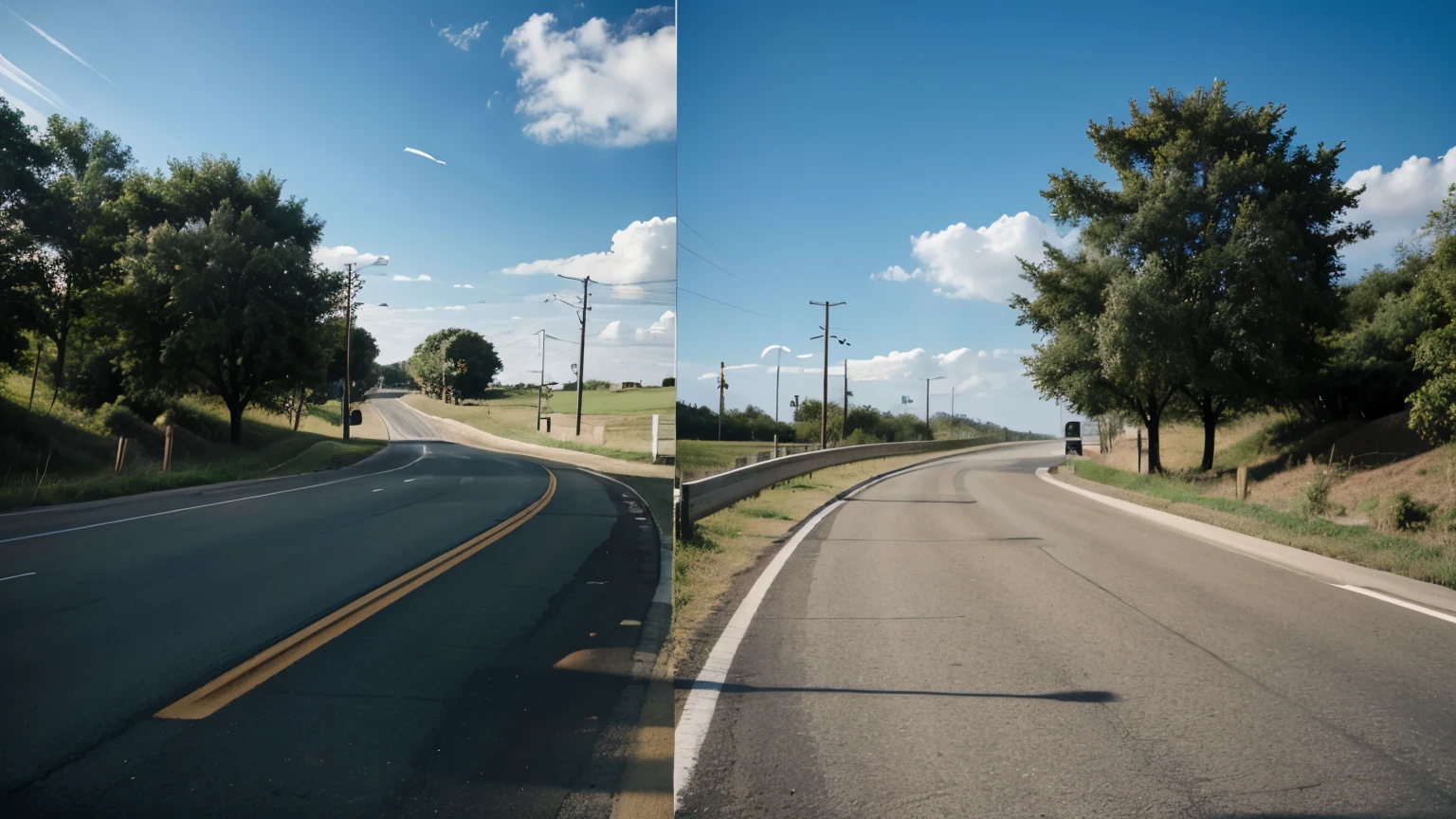 TWO DIFFERENT ROADS