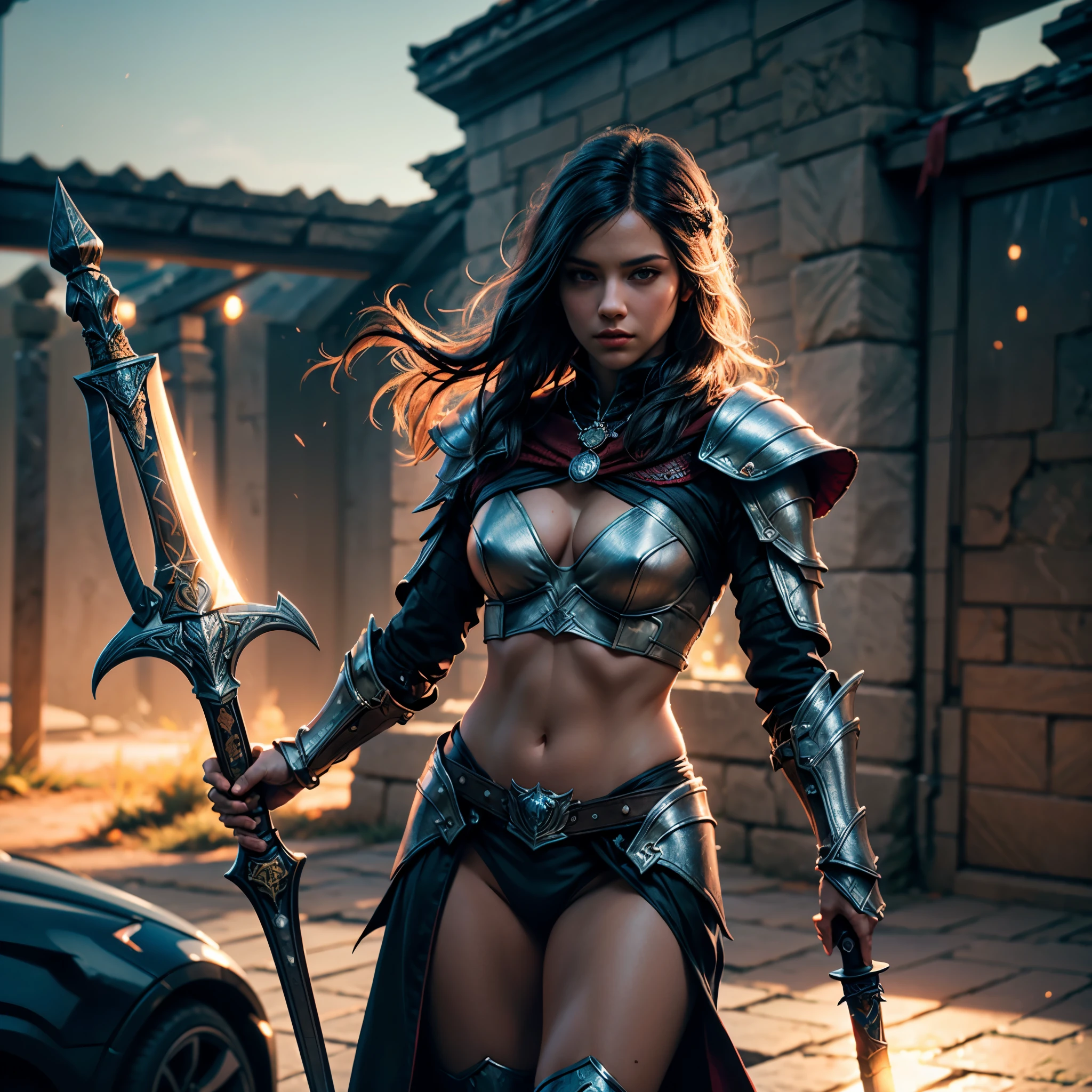 Oblivion "Skyrim Daedric Armor Ebony Carbonite" SUN nebulae stars nebula starry_sky epic Sunshine panoramic sunset spacious radiant sunrise stance, Geralt_Rivia from The_Witcher, Joust Challenge Lord Daedric Ebony Armor_Ash Gorgeous Queen Daedric_Armor (Ebony Daedric Armor_Carbon) (holding sword:1.3) (ultra masterpiece), (ultra extremely intricate:1.2), (ultra realistic), portrait of "Geralt_Rivia from The Witcher" charging Knight, the most beautiful in the world, (Ebony Daedric Black_Armor), dark obsidian, chrome metal reflections, full body, outdoors, intense sunlight, far away castle, professional photograph of a stunning woman detailed, ultra sharp focus, dramatic, award winning, cinematic Sunlight, ultra octane render unrealengine5, volumetrics dtx, (film grain, blurry background, blurry foreground, bokeh, depth of field, sunset, motion blur:1.3), Lord Daedric Ebony Armor hood levitate cape chainmail Chrome navel Knight Joust deep path equirectangular ultra_photo-realistic meticulously intricate ultra_high-details ultra_high-quality ultra_high-def ultra_high-res optimal ultra_sharpness focus perfection accurate global illumination volumetric Cinematic_Dynamic_Sunlight Lightning contrast cgi vfx sfx reflex Octane_rendered extreme improved radiant UHD XT3 DSLR HDR romm rgb pbr 3dcg fxaa blu-ray vivid colors-coded backlight anti-aliasing fkaa txaa rtx ssao opengl-shaders glsl-shaders post-processing post-production cell-shading tone-mapping luminescence graduated Crystalline sex na nsfies multi etc. --v 6 --s 1000 --c 20 --q 20 --chaos 100