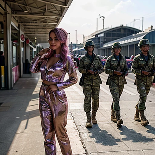 Britney Spears trapped by group of soldiers and is gangbang by them scary scene