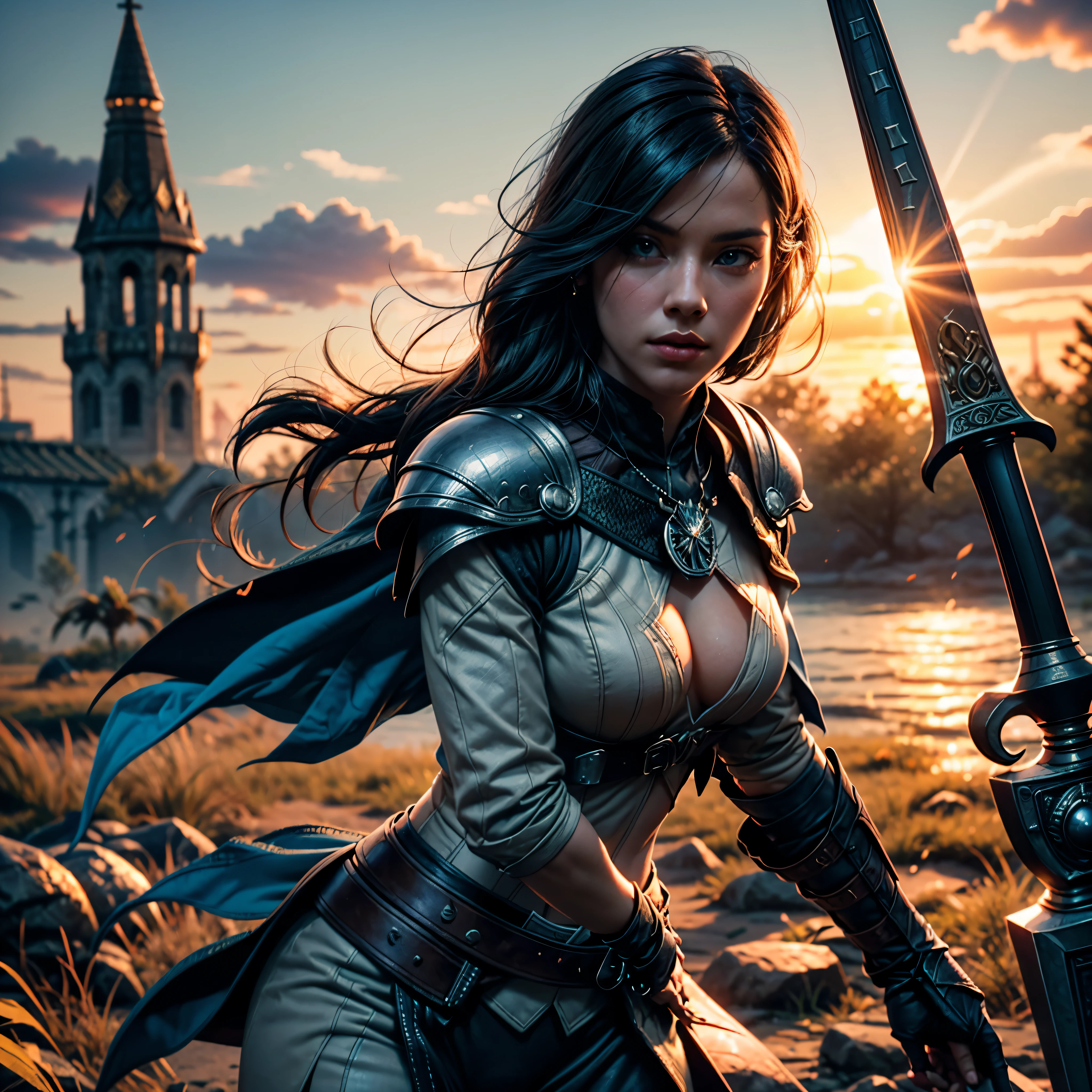 Oblivion "Skyrim Daedric Armor Ebony Carbonite" SUN nebulae stars nebula starry_sky epic Sunshine panoramic sunset spacious radiant sunrise stance, Geralt_Rivia from The_Witcher, Joust Challenge Lord Daedric Ebony Armor_Ash Gorgeous Queen Daedric_Armor (Ebony Daedric Armor_Carbon) (holding sword:1.3) (ultra masterpiece), (ultra extremely intricate:1.2), (ultra realistic), portrait of "Geralt_Rivia from The Witcher" charging Knight, the most beautiful in the world, (Ebony Daedric Black_Armor), dark obsidian, chrome metal reflections, full body, outdoors, intense sunlight, far away castle, professional photograph of a stunning woman detailed, ultra sharp focus, dramatic, award winning, cinematic Sunlight, ultra octane render unrealengine5, volumetrics dtx, (film grain, blurry background, blurry foreground, bokeh, depth of field, sunset, motion blur:1.3), Lord Daedric Ebony Armor hood levitate cape chainmail Chrome breast navel Knight Joust deep path equirectangular ultra_photo-realistic meticulously intricate ultra_high-details ultra_high-quality ultra_high-def ultra_high-res optimal ultra_sharpness focus perfection accurate global illumination volumetric Cinematic_Dynamic_Sunlight Lightning contrast cgi vfx sfx reflex Octane_rendered extreme improved radiant UHD XT3 DSLR HDR romm rgb pbr 3dcg fxaa blu-ray vivid colors-coded backlight anti-aliasing fkaa txaa rtx ssao opengl-shaders glsl-shaders post-processing post-production cell-shading tone-mapping luminescence graduated Crystalline sex naked nsfw varies multi etc. --v 6 --s 1000 --c 20 --q 20 --chaos 100