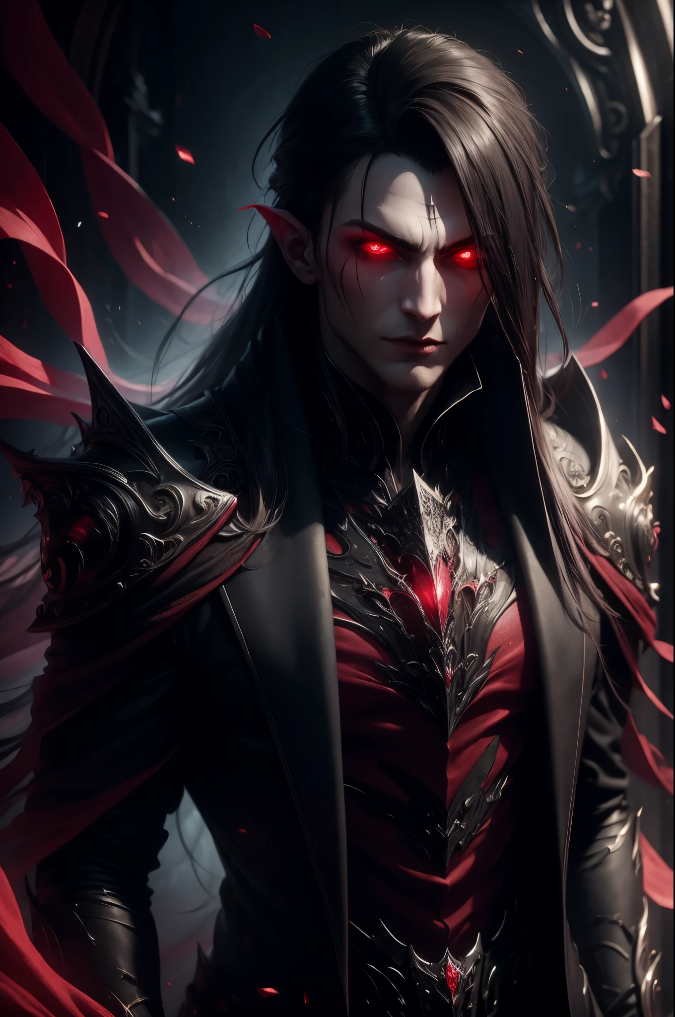 Dark Vampire, realistic image, high quality