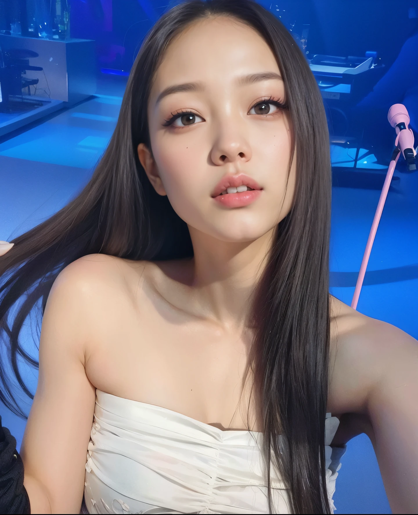 there is a woman with long hair posing for a photo, dilraba dilmurat, jennie blackpink, Xision Wu, Gongbi, Sha Xi, Yoshitomo Nara, Heonhwa Choe, Dom Yunjoo, Xintong Chen, foto de perfil headshot, Bae Suzy, 韓国アイドル, Jaeyeon Nam, Wenfei Ye