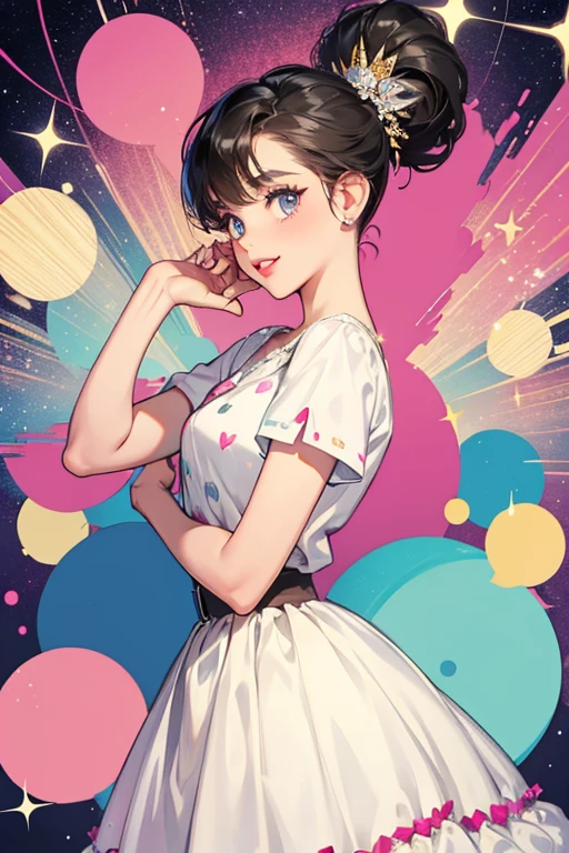 50'S FASHION STYLE; GLITTER