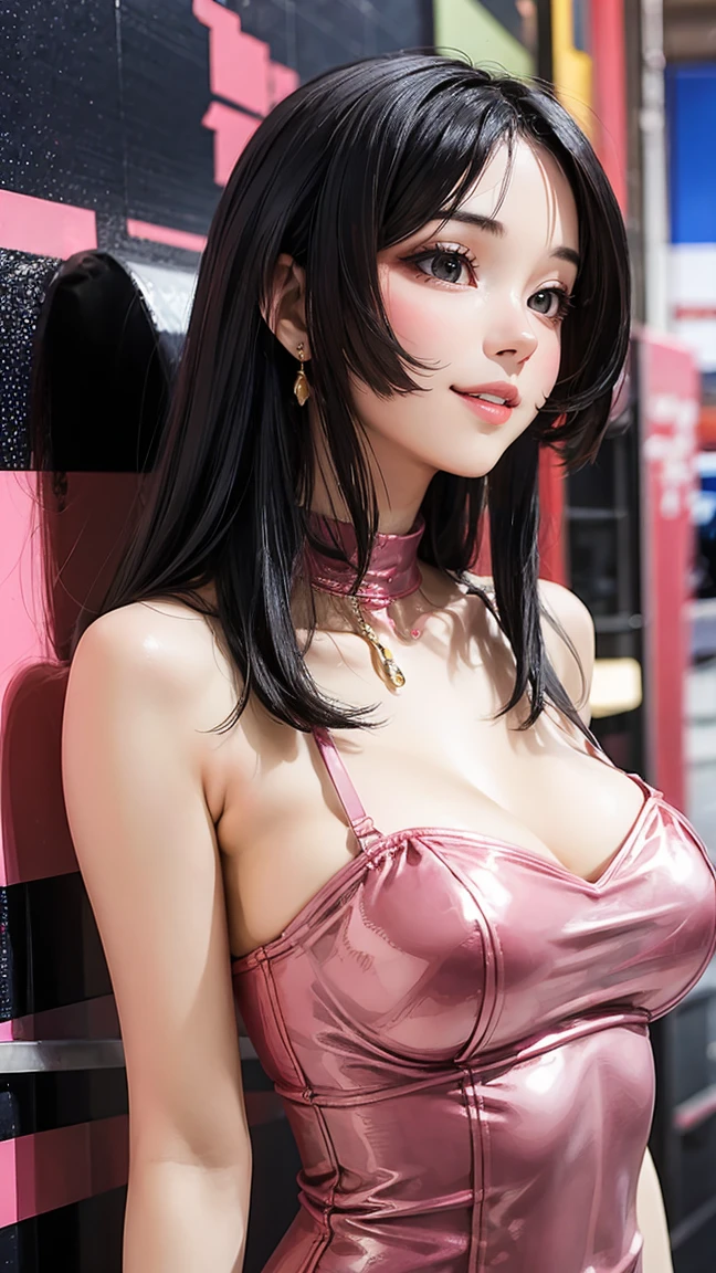perfect body, nice breasts, abstract, random