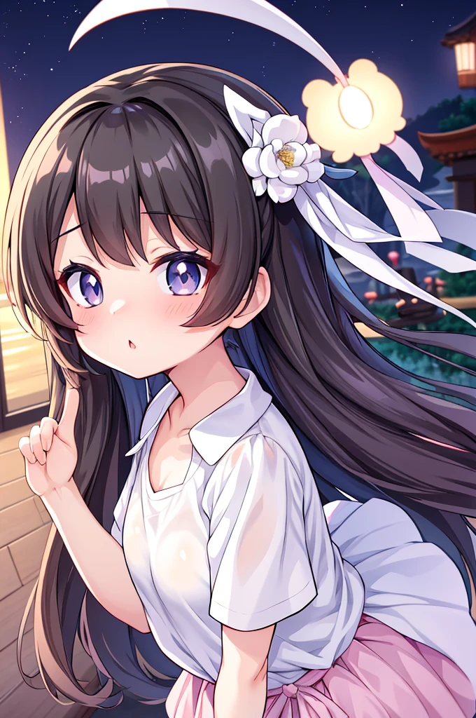 a close up of a person in a white shirt and a white shirt, anime moe artstyle, seductive anime girl, revealing clothes, marin kitagawa fanart, anime best girl, ecchi anime style, fluffy chest, oppai, breasts covered and sfw, r /art, r/art, r / art, attractive anime girl, ecchi style,夜刀神十香,告白