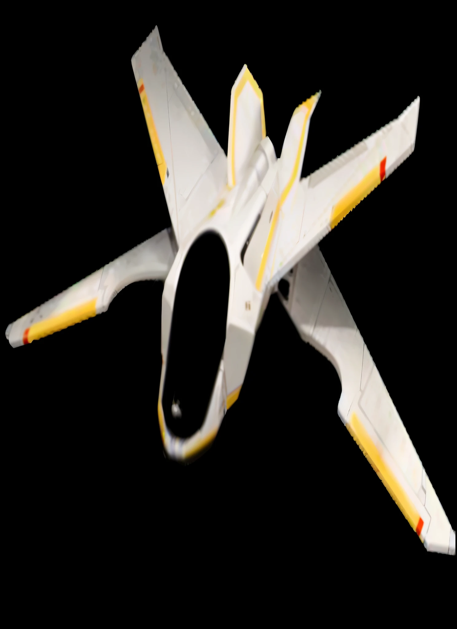 a close up of a fighter jet flying through the air, valkyrie fighter jet, sleek interceptor profile, fighter drones, inside future fighter, 5th gen fighter, it has six thrusters in the back, reaver drone, duck themed spaceship, tomcat raptor hornet falcon, lockheed concept art, starfighter, spaceship design, flying scifi vehicle, science fiction spacecraft