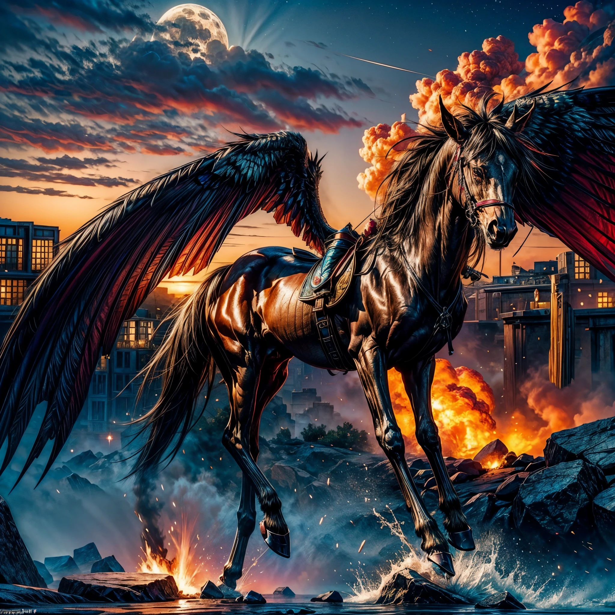 "wall and background, no leg, no horse"