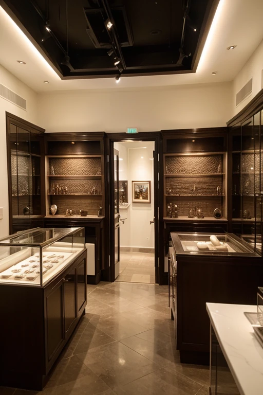 A semi-jewelry store with space for phrases