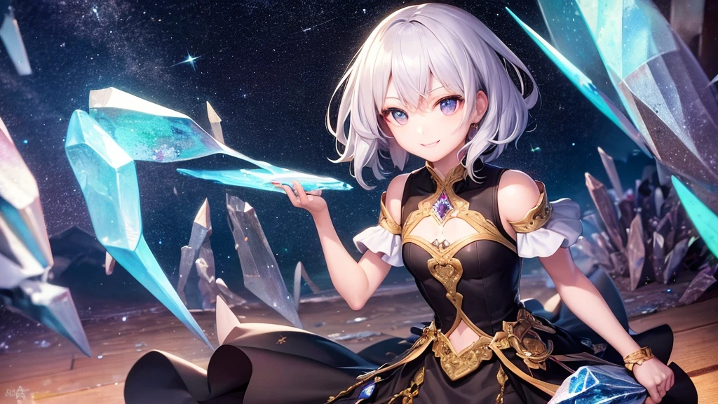 (((1girl))), ((best quality)), ((masterpiece)), ((ultra-detailed)), (illustration), (detailed light), (an extremely delicate and beautiful), (beautiful detailed eyes), (sunlight), ((extremely light)), ((extremely clothes)), (((hyper detail))),(((((front lighting))))),(((((front light))))),
((((quite adorable magical dress with brief skirt and robe and magical headband)))),
, ((((Adept alchemist)))),
(((short curly manish bob))), ((((platinum blonde)))), (((short hair))),
(((clear green eyes))),
((((whole body)))), aged 5 to 8, ((((())))), (((((quite adorable young girl))))),
(((condescending expression))), (mischievous smile with sexual satisfaction), (((extra adorable))), (((extra slender shape))),
(((extremely beautiful detailed face))),
((elegant magic gloves)),
((elegant magic boots)),
(((bravely and dynamically curing companions with a Magic of Creation of potions))), ((Dutch angle)), (magical panties),
(((()))),
(((extremely thin thighagical stockings)))