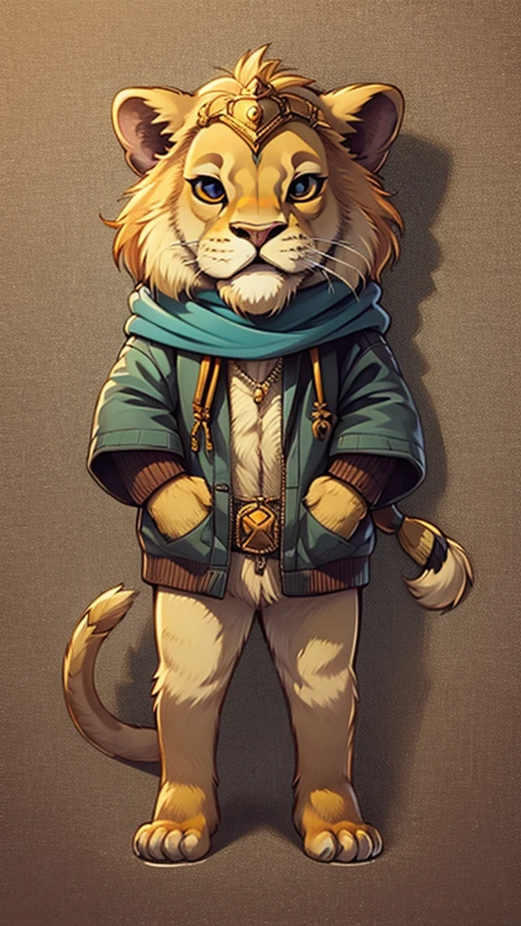 lion，sticker