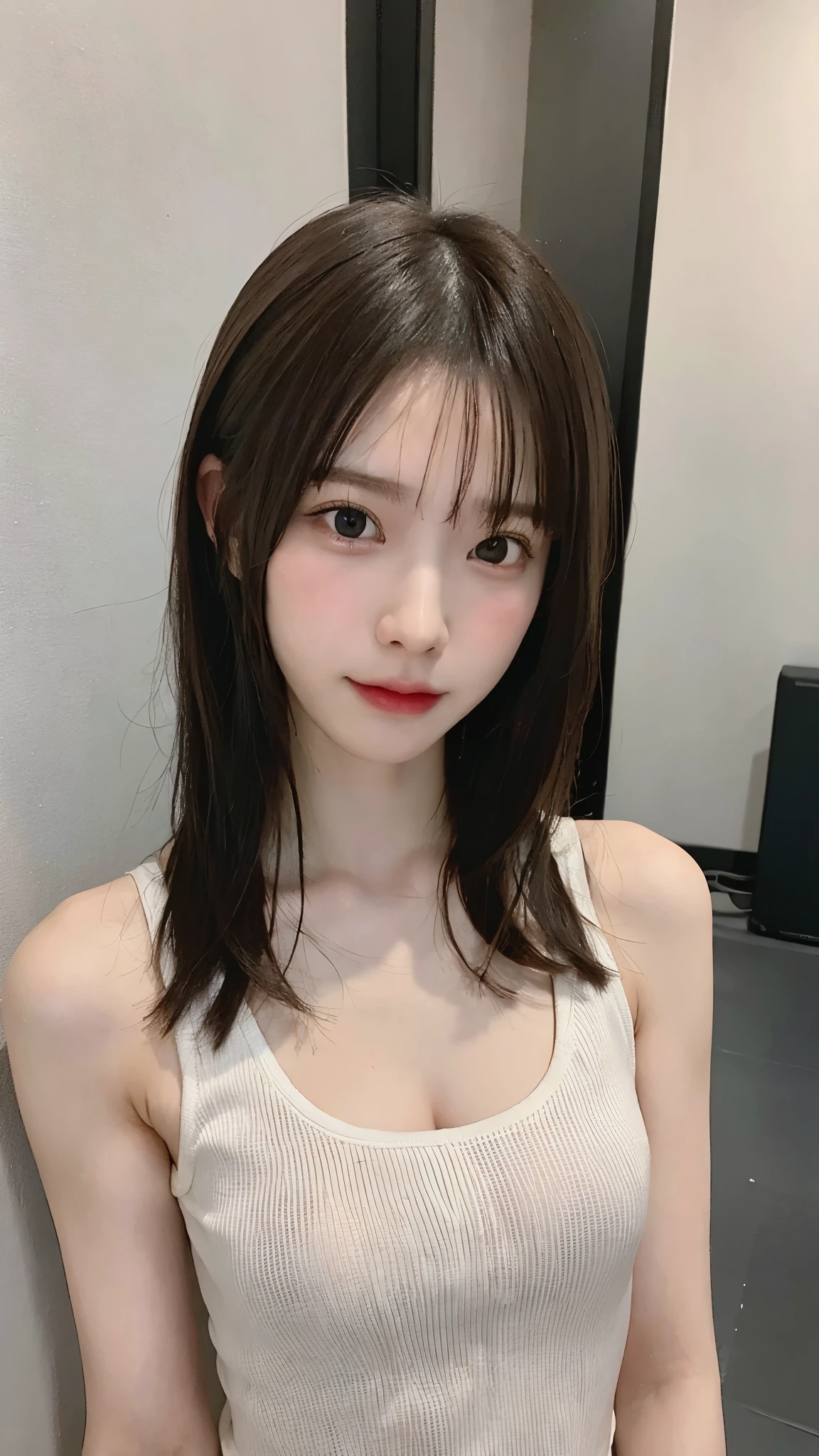 Transparent bare skin