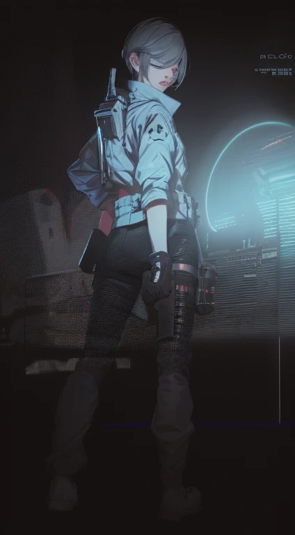 ((La mejor calidad)), ((obra maestra)), (muy detallado:1.3), ...............................................................................................................................................3D, Beautiful (cyberpunk:1.3) Mujer hacker, peinado corto,pelo corto, Volver al visor, cabello grueso, Terminal de ordenador operativo, Pantalla montada en la cabeza, computer server, Pantalla LCD, fiber optic cable, Logotipo de la empresa, HDR (High Dymanic Range), Trazado de rayos, NVIDIA RTX, Super resolution, Irreal 5, Subsoil Scatter, Textura PBR, Post-procesamiento, Anisotropic filtering, profundidad de campo, maximum sharpness and sharpness, Texturas multicapa, Albedo y Highlight Maps, Sombreado de superficies, Accurate simulation of light-material interactions, proporciones perfectas, Renderizado de octanaje, duotone lighting, ISO bajo, balance de blancos, Regla de los tercios, amplia apertura, 8K RAW, efficient sub-pixels, sub-pixel convolution, glow particles, dynamic pose