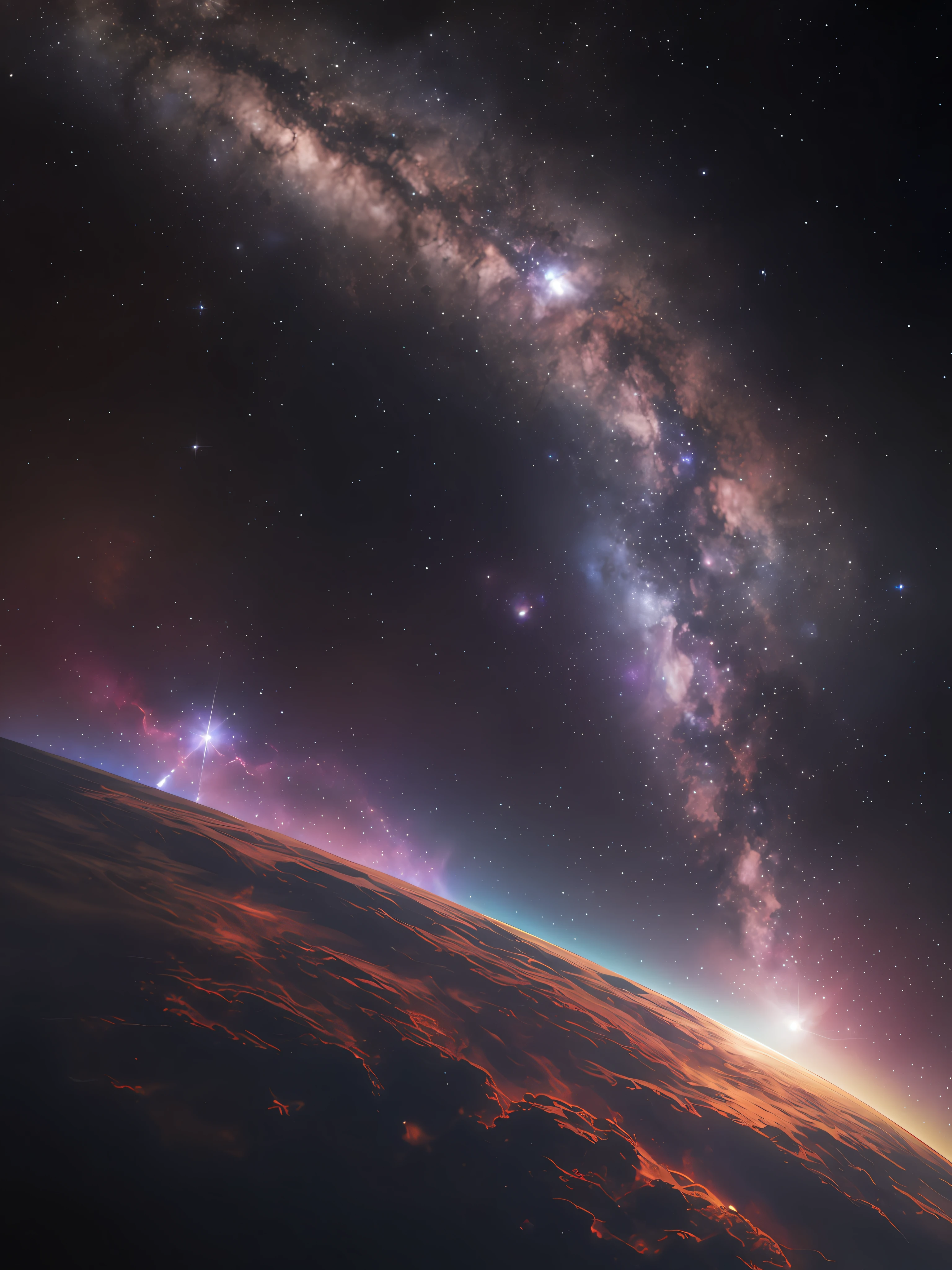 nebulosa, Tiago Webb, magical, Dramatic light, 8k, fotorrealista, detalhes complexos, ultra realista