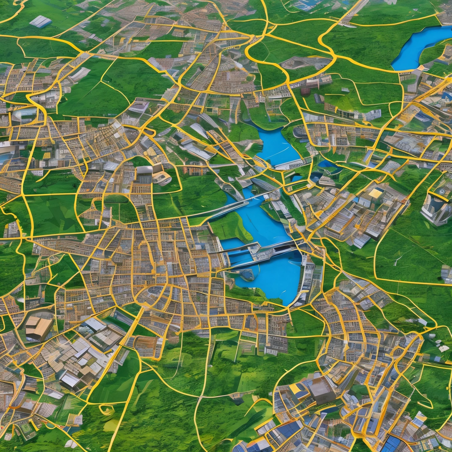 best quality, 32k, RAW photo, incredibly absurdres, extremely detailed, virtual 3D maps
