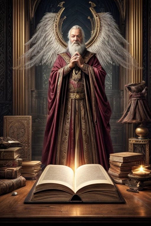 ((melhor qualidade)), ((obra de arte)), ((personagem perfeito)):
Neste realista impressionante e altamente detalhado, We present a magician invoking his spells in a mystical world. The Wizard Is Tall, vestido com vestes de mago intrincadas e detalhadas, complete with flowing clothing and ornate patterns. His face is adorned with a long white beard, enhancing your wise, aged appearance.
With a majestic staff in his hand, the magician channels the power of magic, conjuring dazzling rays and ethereal energies. A cena se passa em um ambiente tematicamente rico, full of magical artifacts, tomos antigos, and mystical symbols that improve the environment. The lighting, created with a cinematic touch, It casts a fascinating glow, emphasizing the magical aura around the wizard.
Every element of this obra de arte is carefully designed to create a sense of realism and immersion. Os meandros das roupas do mago, the mesmerizing effects of your conjurations, and the level of detail in his weathered face contribute to a captivating visual experience. This work of art is presented in stunning UHD resolution, allowing you to appreciate every nuance and complexity in breathtaking detail.
Eye level, scenic, obra de arte.