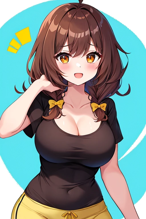 (best quality), (Super detailed), (Best Illustration), (masterpiece), score_9, score_8_up, score_7_up, (4k), nsfw, (1woman), (full nude), (large breasts), {brown hair, (sideburns), (bob cut:1.3), curly hair, hairs between eyes, colored inner hair}, {(detailed eyes), twinkle(in the eyes), blue eyes}, nose blush, earring,