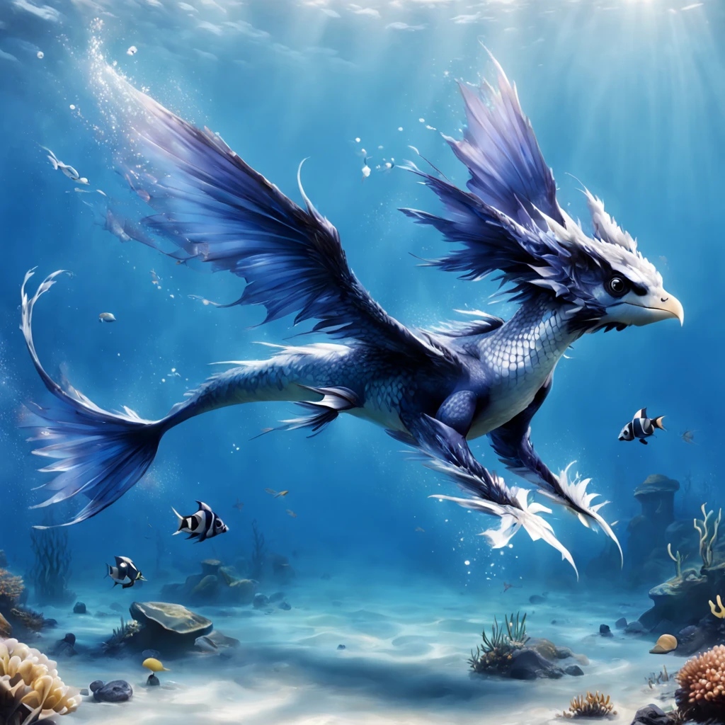 Capable of swimming backwards by rapidly flapping its wing-like pectoral fins and stout tail, ral-dissolve