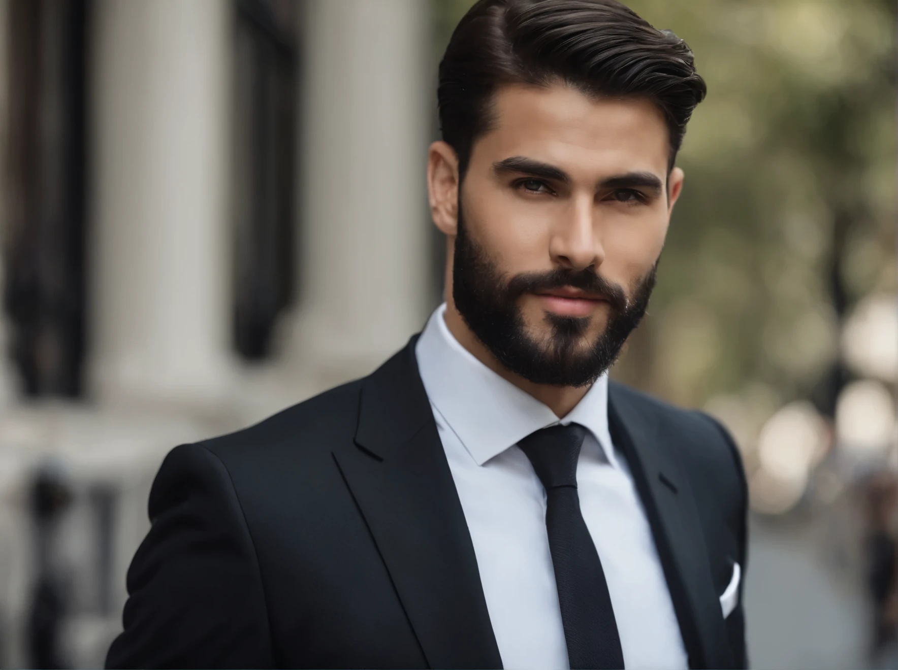 身wear a suit的阿拉夫男子在黑暗中调整领带, wearing a suit and a tie, wearing suit and tie, Theme details: wearing a suit, wearing a suit and tie, wearing a suit, wearing a suit, wear a suit, wearing robes and neckties, suit and tie, wearing a suit, Wearing a strict suit, wearing black suit,Smiling,looking into camera,bearded,Is a LinkedIn job seeker?,Holding briefcase in hand
