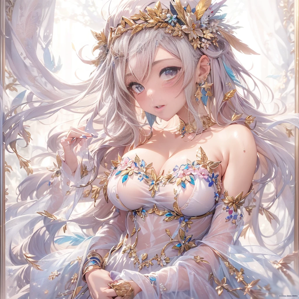 最高のmasterpiece、beautiful美しさ, 3D 2D, rich, blonde, stockings, High heels, poison、star、star、(Highly detailed CG Unity 8K wallpaper),(masterpiece), (最high quality), (Very detailedな), (Best Shadow), sharp eye liner, eye shadow, (((fine eye:1.1))), 超High resolution,Mature Woman、Sensual curves、Huge breasts、Thighs、bubble、お尻のmasterpiece,Very detailedな, full 体 shot, Mature Woman, beautiful Mature Woman, Nightgowns and underwear, Captivating smile, Thick lips, plump唇, blush, Looking at the audience, Provocative expression, beautiful髪型, Cleavage, plump、Curvy Hips、Attractive face、Sexy Lingerie、An inviting gaze、Expressing emotions、Gorgeous Accessories 、Big Breastsの女性, colored feather, Precious metal decoration, colored Flowers, particle, Light, (masterpiece, 最high quality, 最high quality, Official Art, beautiful and aesthetic:1.2), (1 Girl:1.3), Very detailed,(Fractal Art:1.1),(colorful:1.1)、(Flowers:1.3),Most detailed, (Dynamic pose), (Abstract background:1.3), (Shiny skin), (Many colors :1.4), (Earrings:1.4), (feather:1.4),masterpiece, 最high quality, Very detailedな, beautiful 、Mr.々Hair style,Gold headband,Ample breasts,beautiful butt,Greek clothing,Tulle covers the chest,Perfect balance, Detailed clothing,marble,cinematic Lighting, Film Grain, 8K, masterpiece, Very detailedな, High detail, high quality, High resolution,Openwork decoration,(((See-through dress)))、(((Anatomically correct body))) , 最high quality, Very detailedな,Thighs, Big Breasts, Are standing, Cowboy Shot, blush, (((1 Girl))), (masterpiece:1.3), (High resolution), (8K), (Very detailed), Perfect Face, (((最high quality))), (Very detailedな), detailed face, (alone),beautiful目,(((Sexy pose)))、(((整ったBig Breasts)))、((beautiful 目))、luxury、(((超High resolution)))、(((Detailed Description)))、(((Chubby body type)))、(((Body parts that correspond to anatomical structures)))、beautiful長いまつ毛、balanced figure,2 feet、Perfect size for legs and arms、Fishnet tights、glamorous、(((Clear white and black 目)))、lipstick、(Undistorted face, eyes and body)、jewelry、gem、(長くカールしたbeautifulまつ毛)、(((バランス良いbeautiful胸)))、(transparent, Exquisite skin:1.2)、(((完璧なglamorousボディー)))、Actress's face、Super beautiful、Cute Smile、Healing beauty、Flower Shower、Perfect Eyes、Realistic depiction、Super sexy、Shiny、glamorous、tutoring、Unblurred eyes