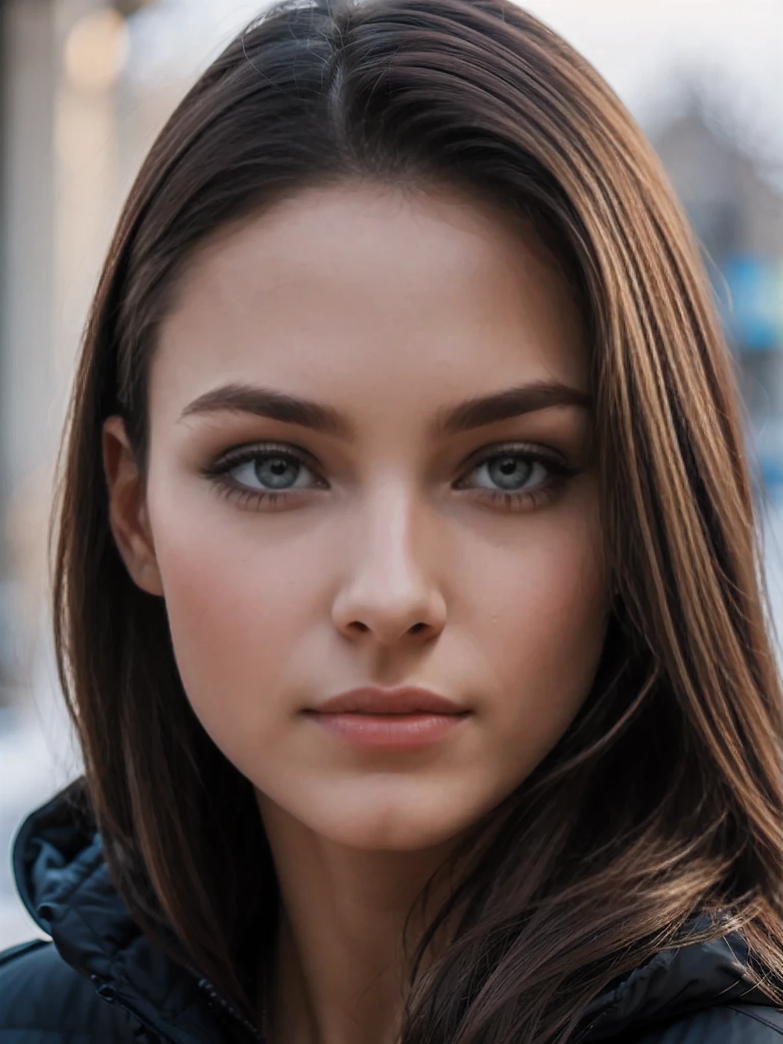 varga-mira-laura-in-budapest-street, ((winter-clothes-dark-attire)) , charming-and-attractive, 23-year-old, (tall), hungarian, white-skin, (thin-and-fit), (thick-brown-hair), (brown-eyes), (ultra-realistic), (4k), (uhd), (photorealistic), beautiful-face, narrow-waist, pretty-face, narrow-face, natural-beauty, full-lips, (slightly-toned-muscles), artistic, masterpiece, close-up