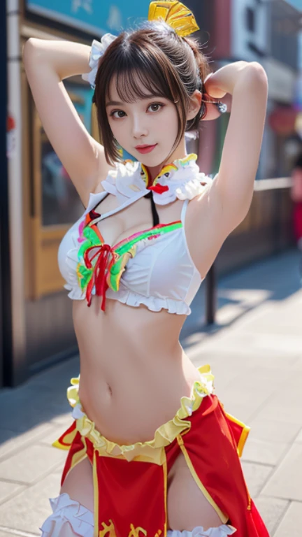 dancing woman、carnival、sunny、cute、、Sense of presence、smile、shine、Too exposed、、micro bikini