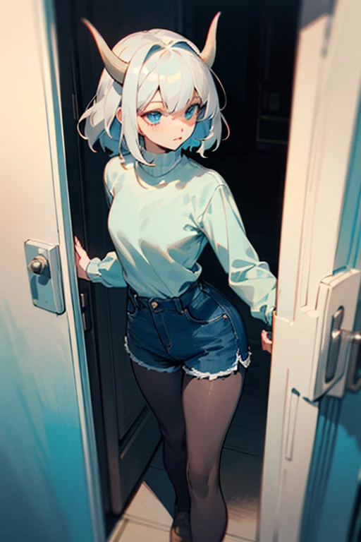 (((full body))), nsfw, masterpiece, high quality, highres, absurdres, ultra-detailed, 8k, 1girl, Pastel colors hair, multicolored hair, gradient hair, looking at viewer, colorful eyes, (no panties), (ultra-small panties), (NO bra), (colorful hoodie), Well-endowed, breasts, full body shot, ((angle from below)), (graffiti murals wall background:1.15), brilliant colorful paintings, portrait, cross hair ornament, against wall, bangs, shadow, reflection