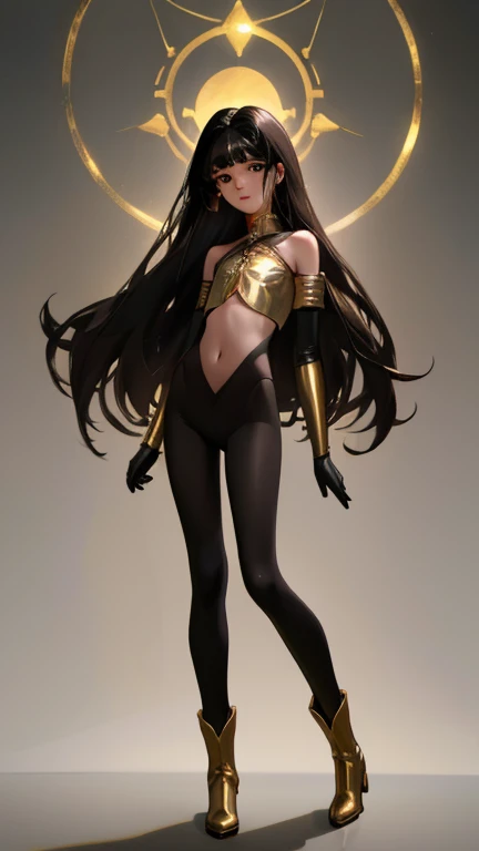 a woman with horns and a yellow background, Ross Draws 1. 0, Ross Draws 2. 0, rossdraws | afrofuturism, beautiful character painting, retrato de rossdraws, :: rossdraws, Ross Draws 2. 5, inspirado em Rossdraws, portrait of an elf queen, vibrant rossdraws cartoon, artgerm e rossdraws
