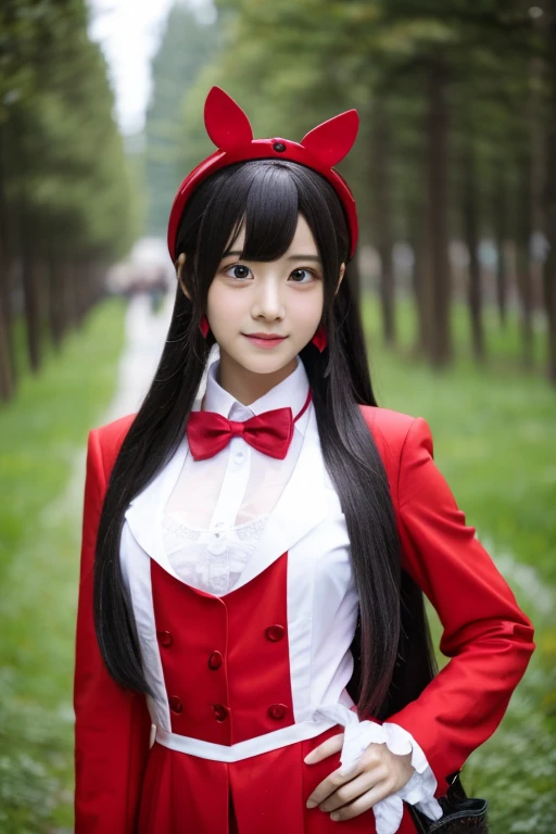 Beautiful woman in cosplay