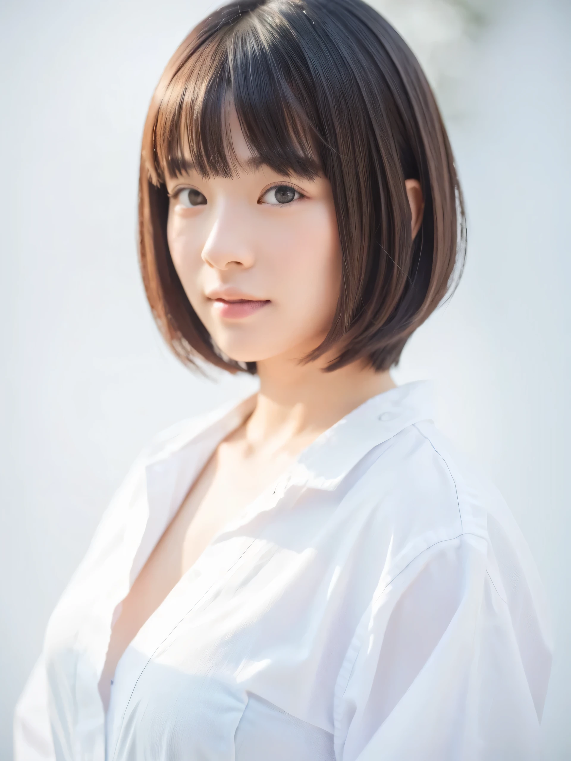 (highest quality, masterpiece:1.1), (realistic:1.4), 1 girl, short hair,